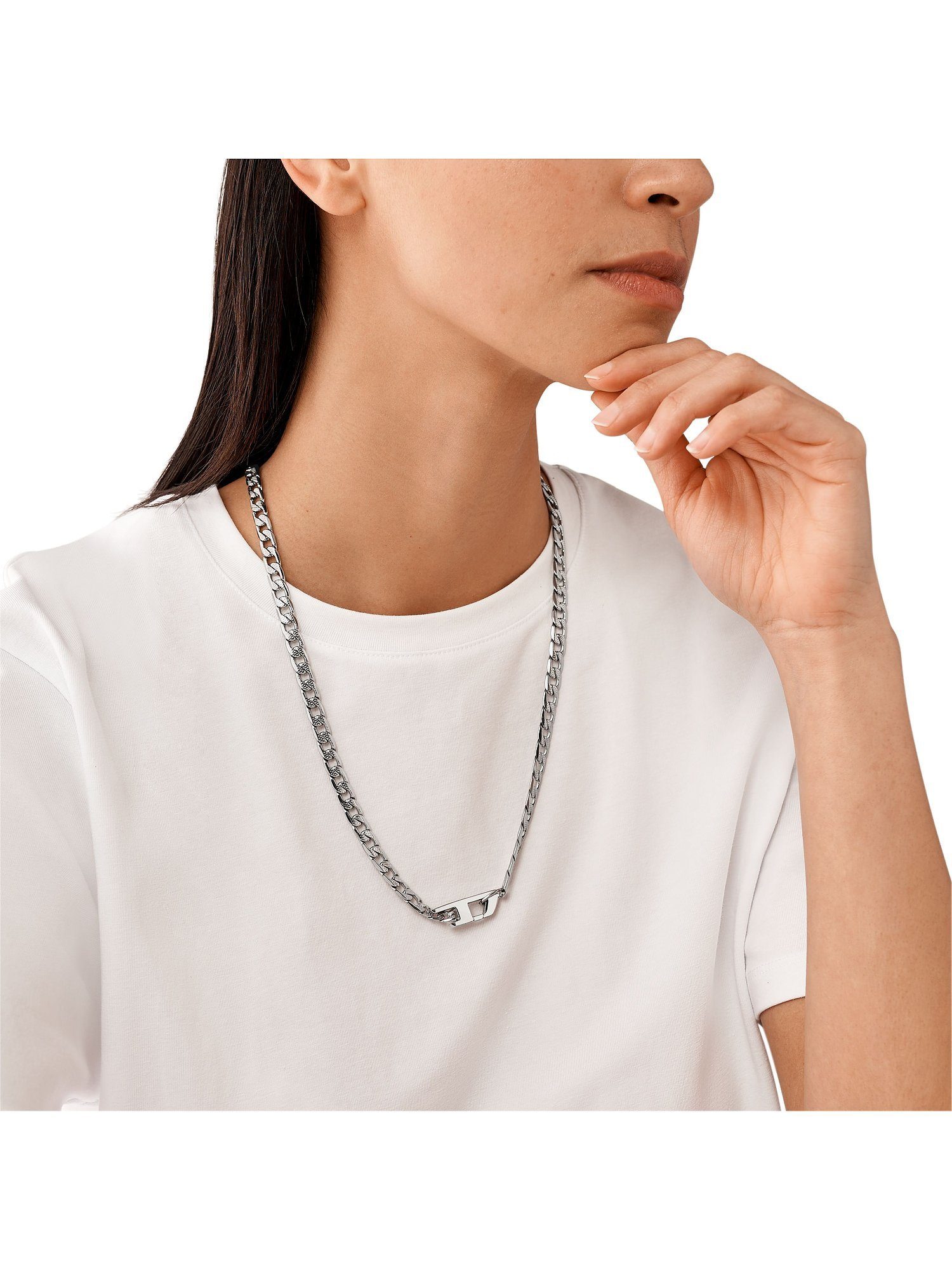 Diesel Edelstahlkette Diesel Herren-Kette Edelstahl – Bild 3 von 5