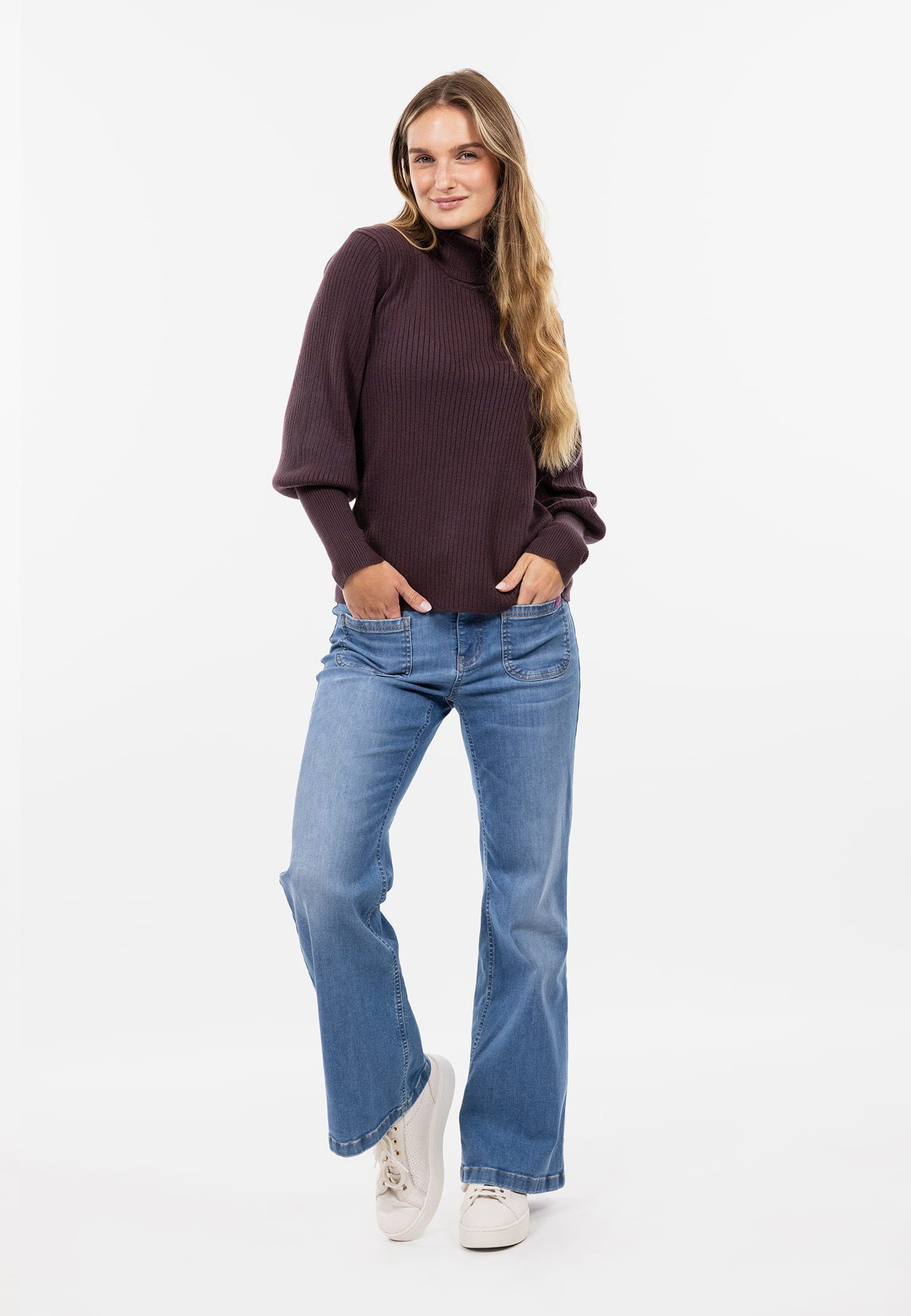 SURI FREY Rollkragenpullover SFY Freyday (1-tlg) Modische Ballonärmel mit h günstig online kaufen