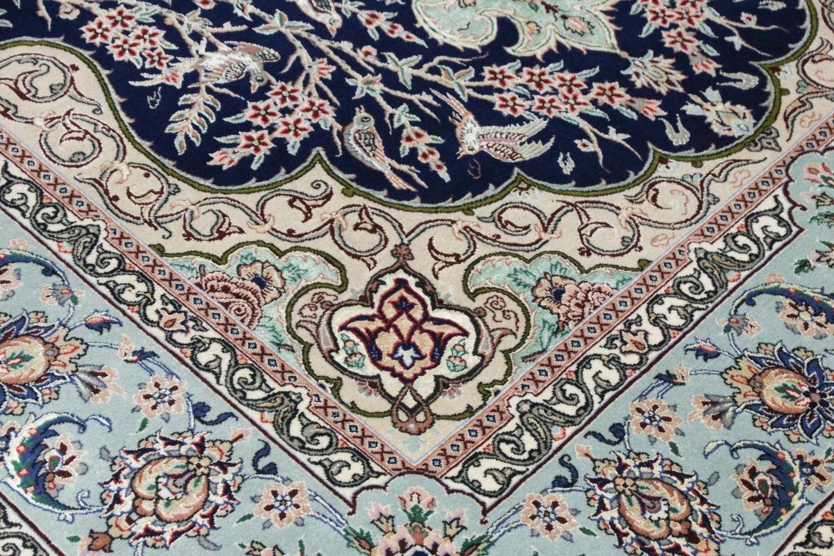 145x223 Orientteppich Trading, mm Orientteppich, Seidenkette 6 Handgeknüpfter Isfahan rechteckig, Nain Höhe: