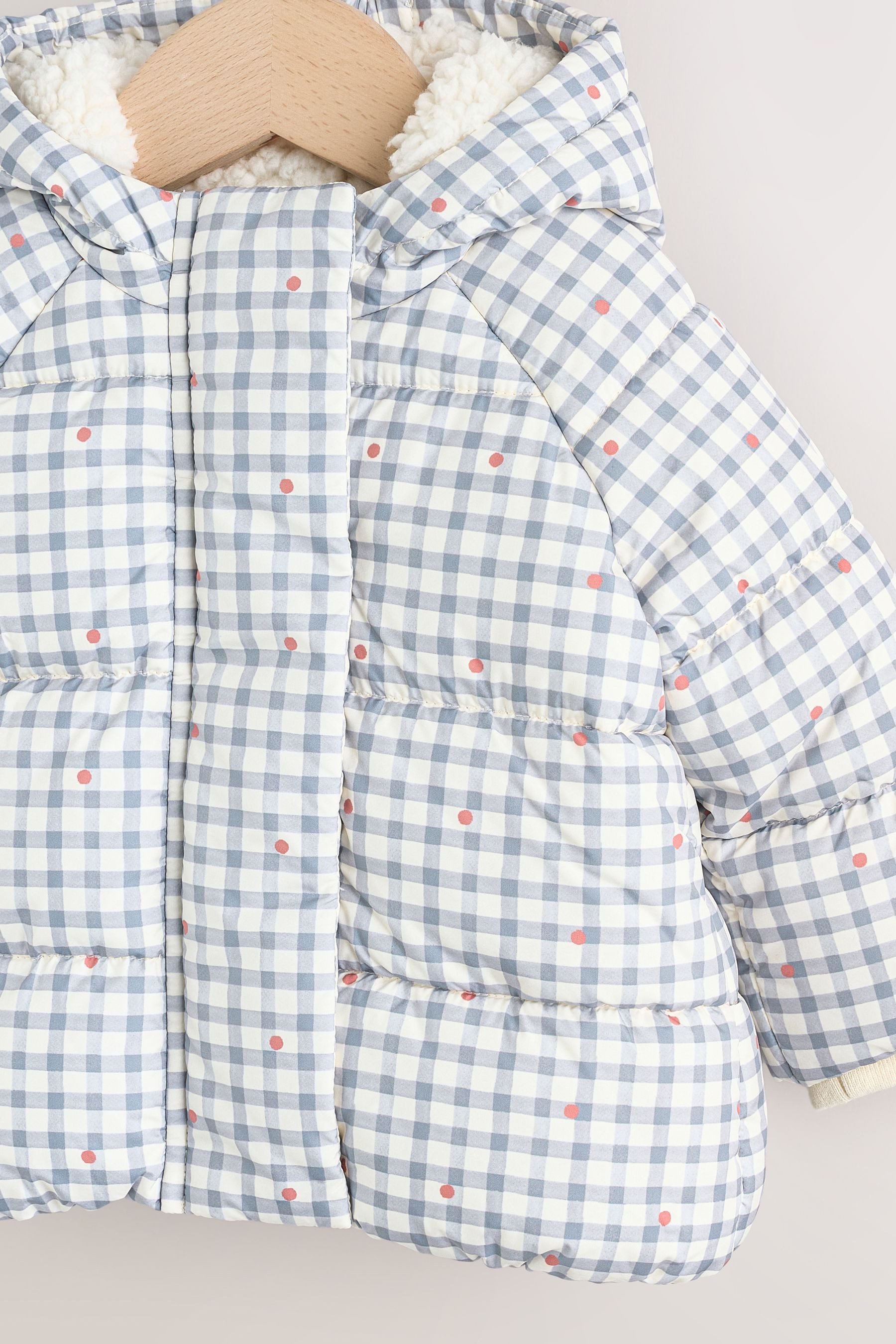 Next Steppmantel Wattierte Baby-Jacke mit Kapuze (1-tlg)