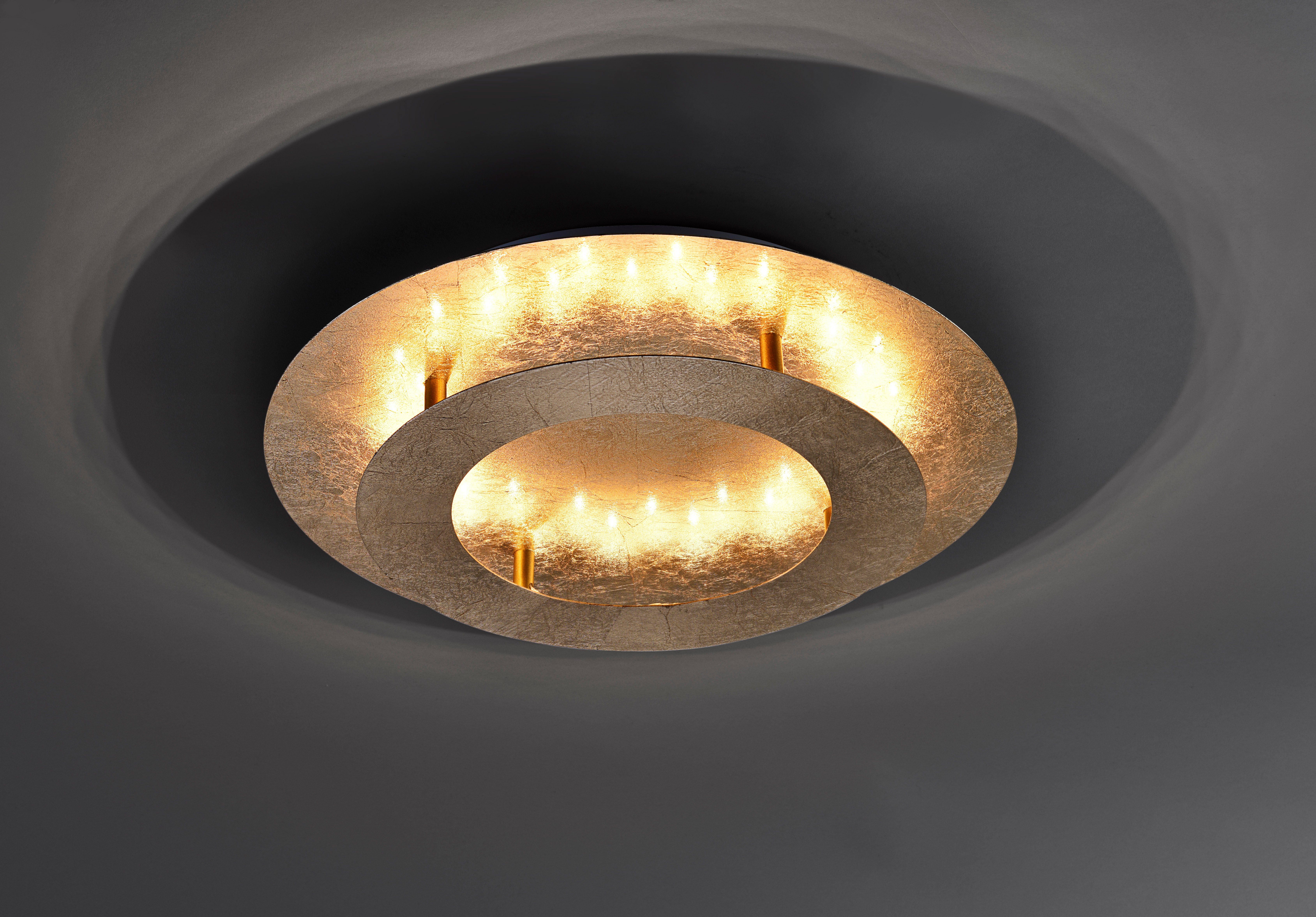 Paul Neuhaus Deckenleuchte LED LED NEVIS, fest integriert, Warmweiß