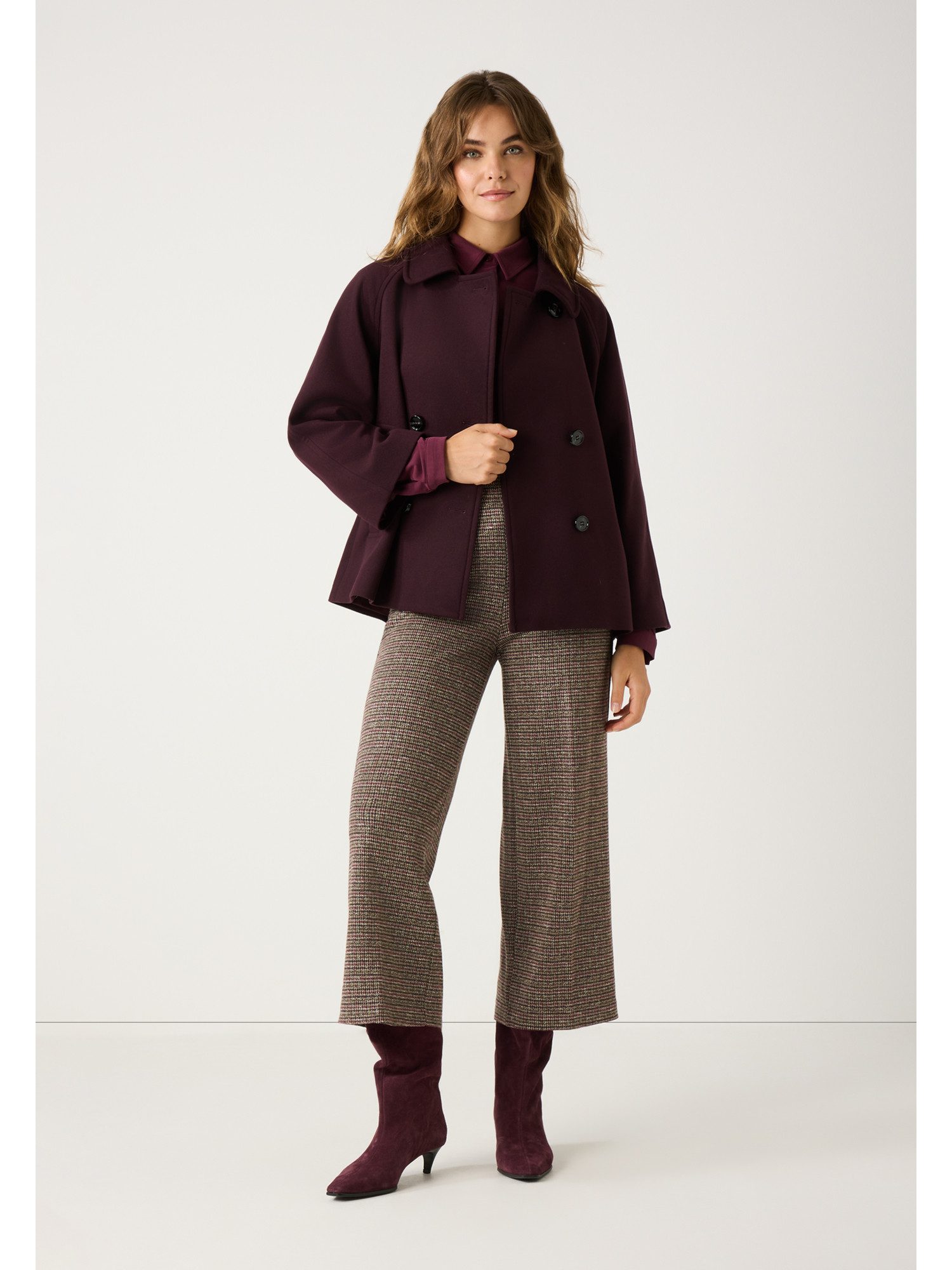 MORE&MORE Culotte verkürzte Stretch-Hose, weit günstig online kaufen