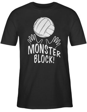 Shirtracer T-Shirt Monsterblock! Volleyball Geschenke