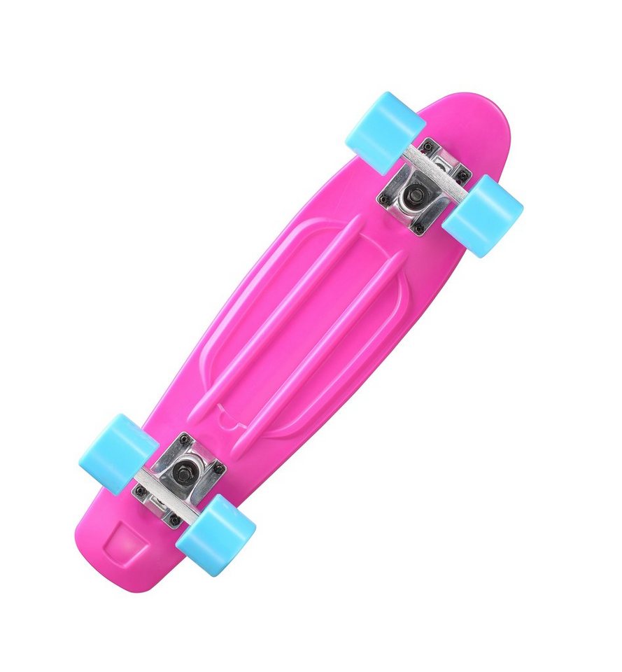 Thumbnail - STAR-SKATEBOARDS Skateboard Retroboard, ab 8 Jahre, ab 125 cm, Jungen, Mädchen, 60 mm Rollen, ABEC-7 Kugellager, 78A Rol...