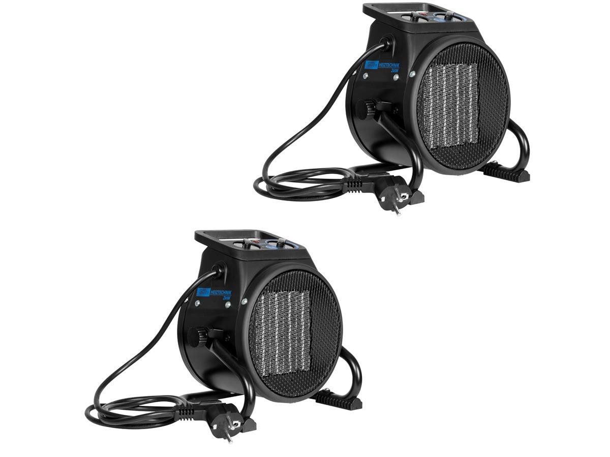 Güde Heizgerät 85122-01, 2000 W, 2 Heizstufen mit Ventilatorfunktion, Überhitzungsschutz