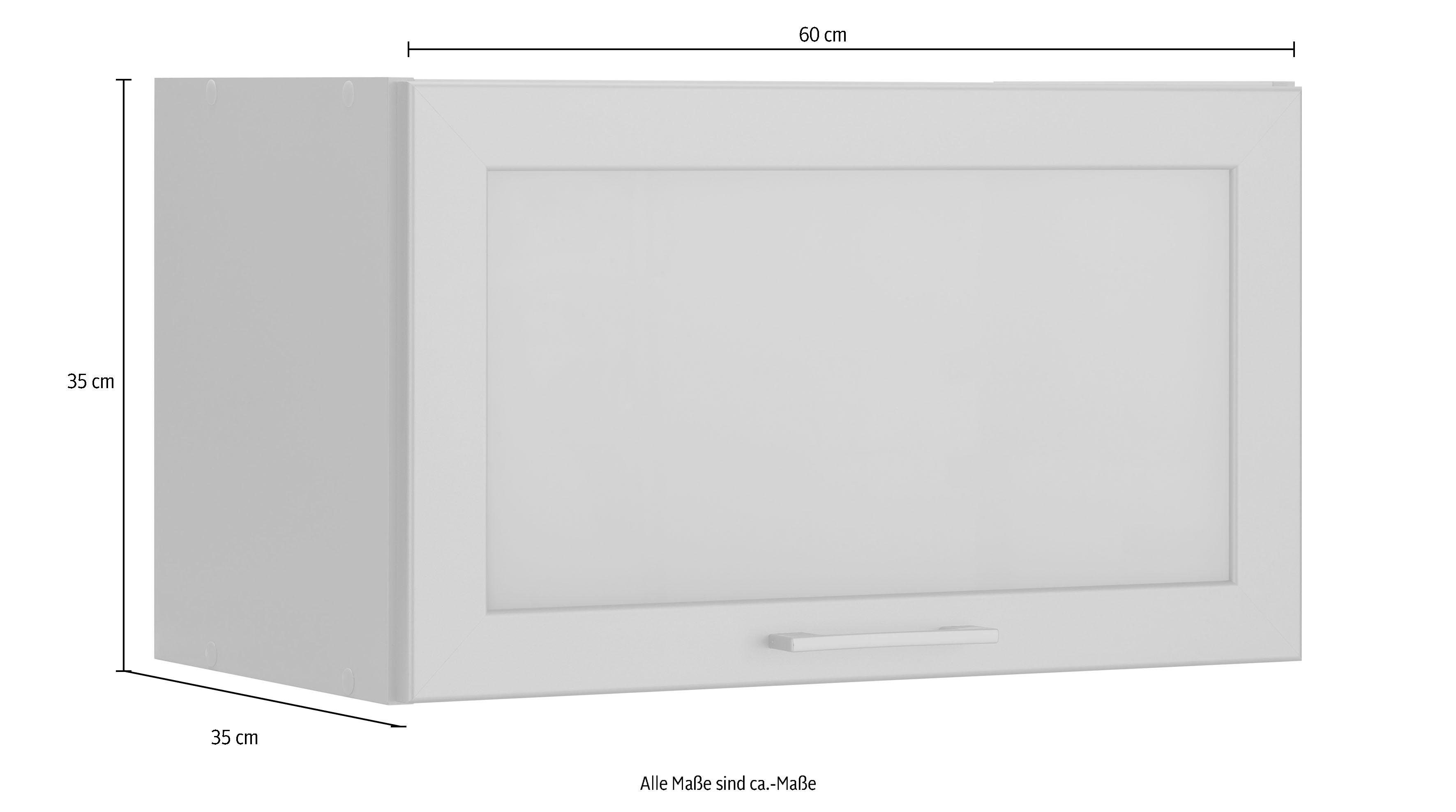 Breite alufarben 60 cm Küchen Kiel Hängeschrank wiho