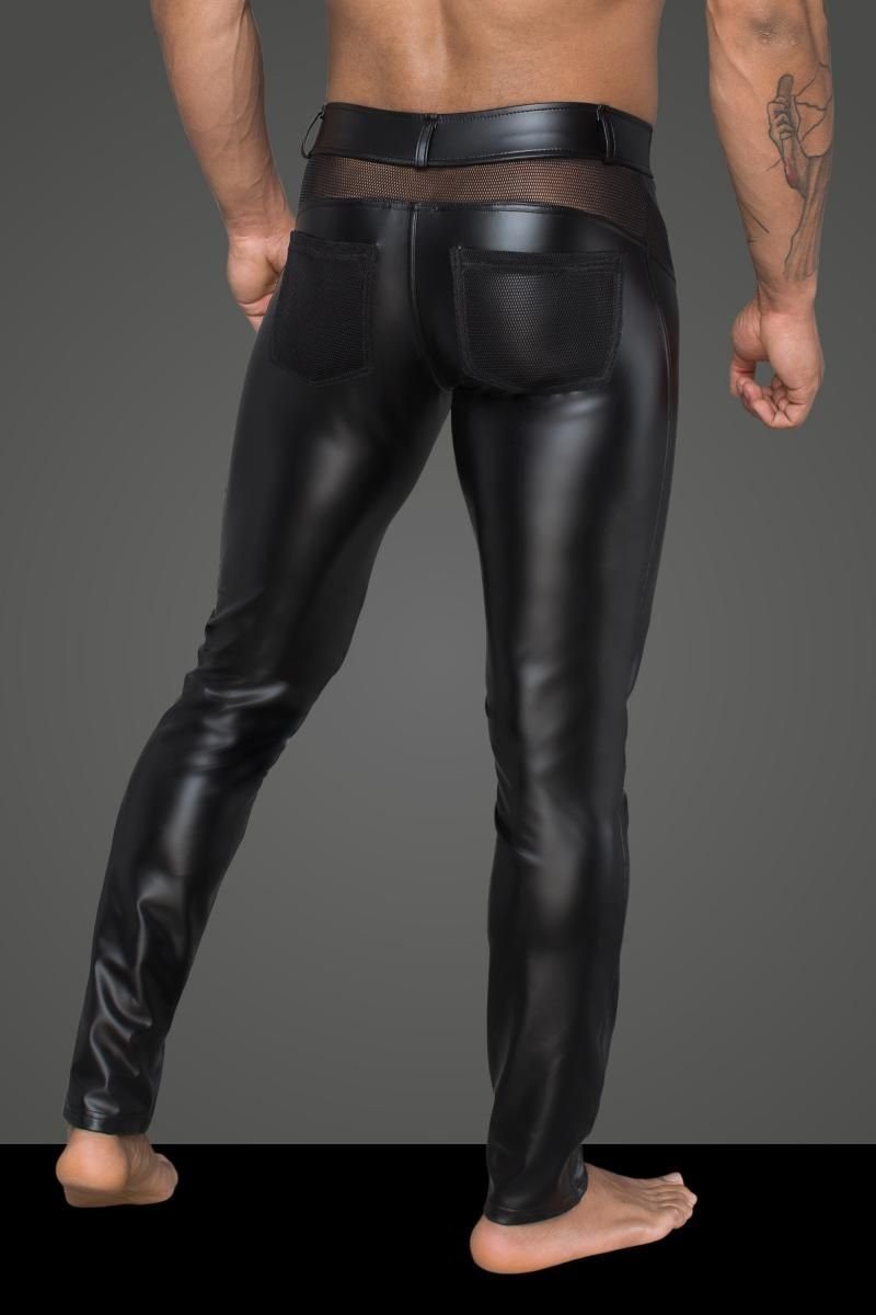 Noir Handmade Men Lederimitathose Herren-Hose in günstig online kaufen