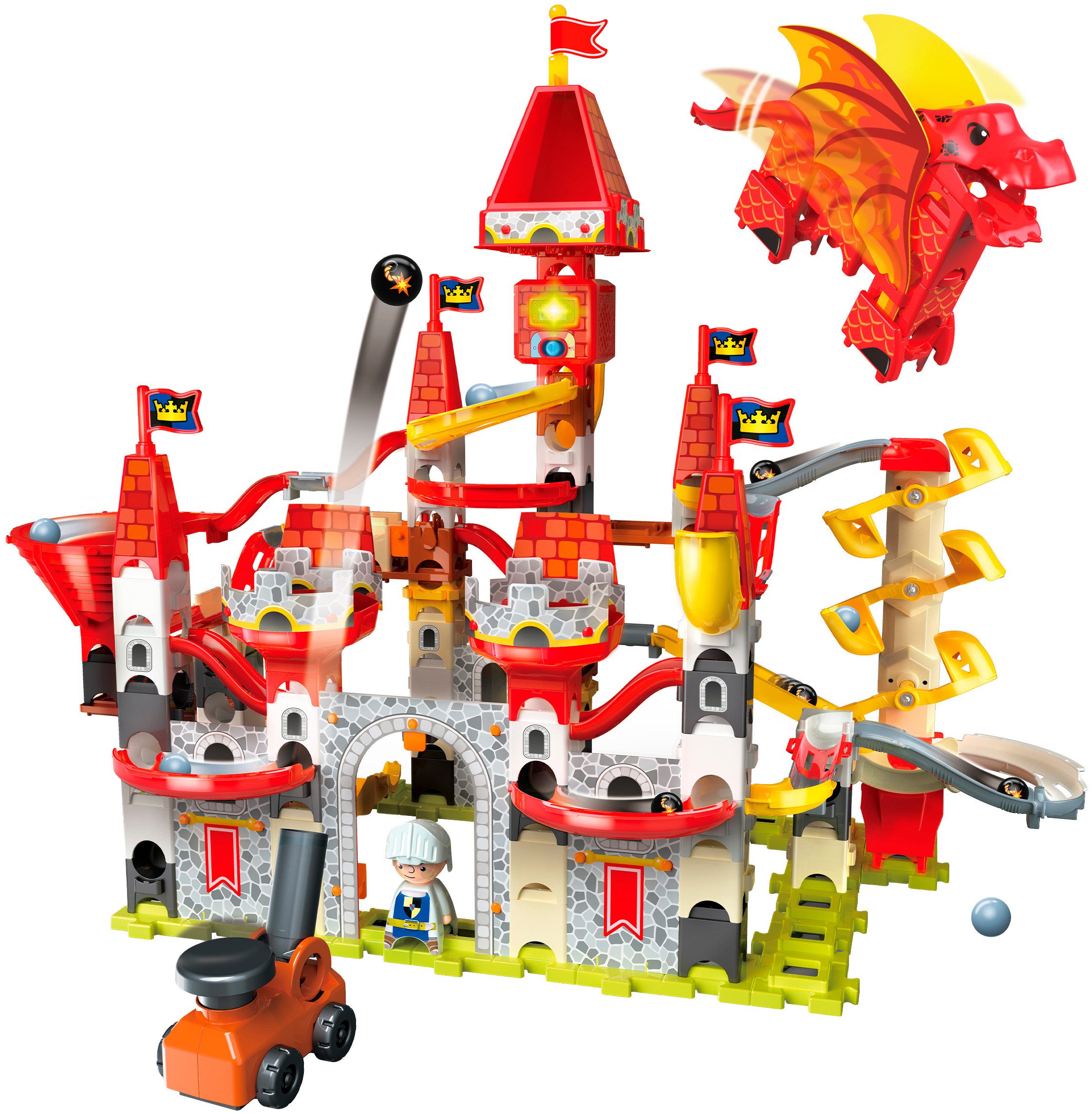 Vtech® Kugelbahn Marble Rush - Adventure Castle Set, mit Sound und Melodien