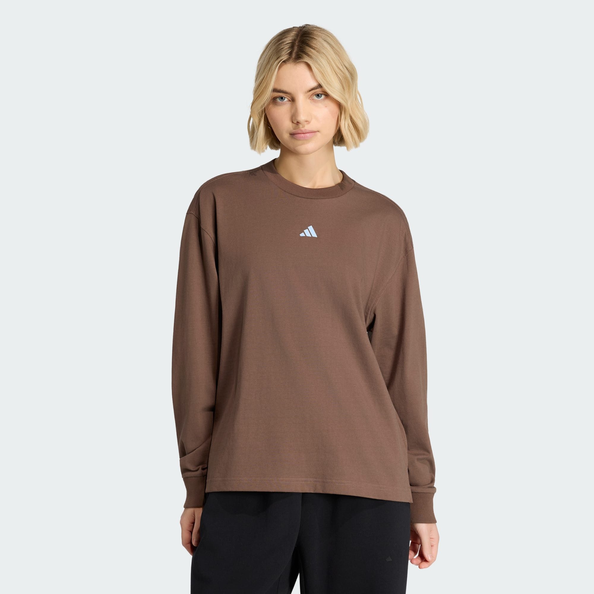 adidas Sportswear T-Shirt 3 STRIPES STUDIO BOYFRIEND LONGSLEEVE (1-tlg)