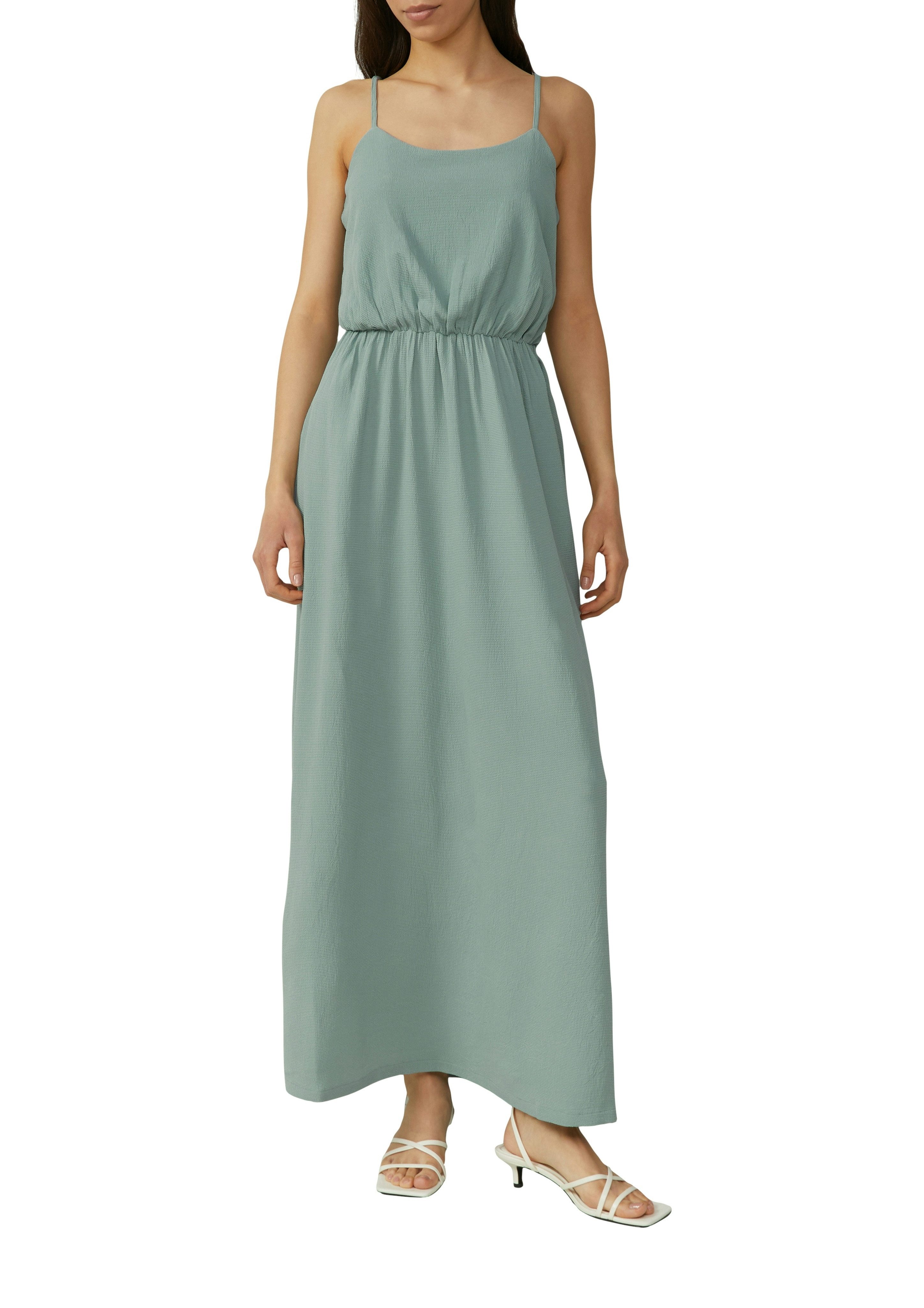 QS Sommerkleid mit Spaghettiträgern