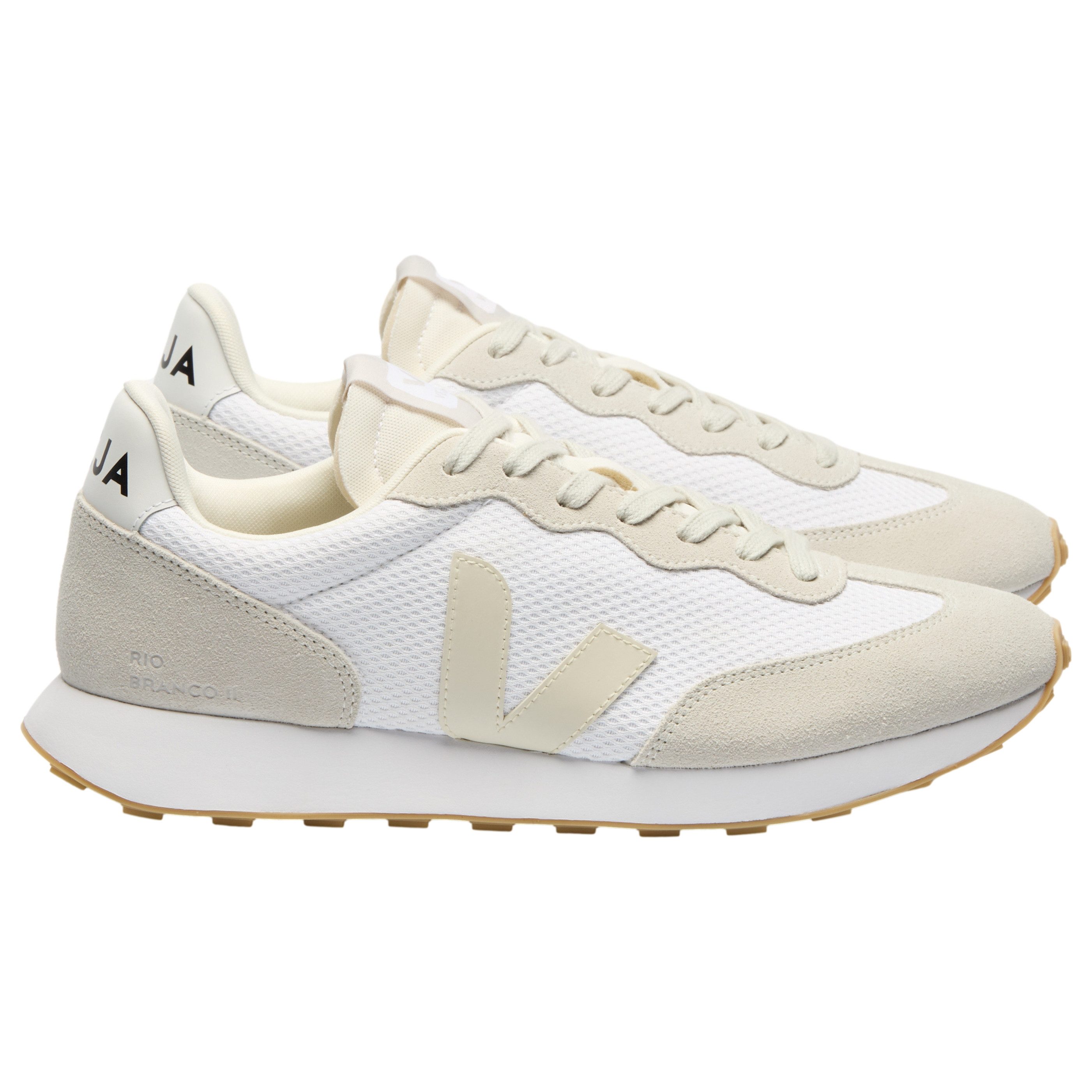 VEJA Damen-Sneaker Rio Branco II Alveomesh White Pierre Sneaker