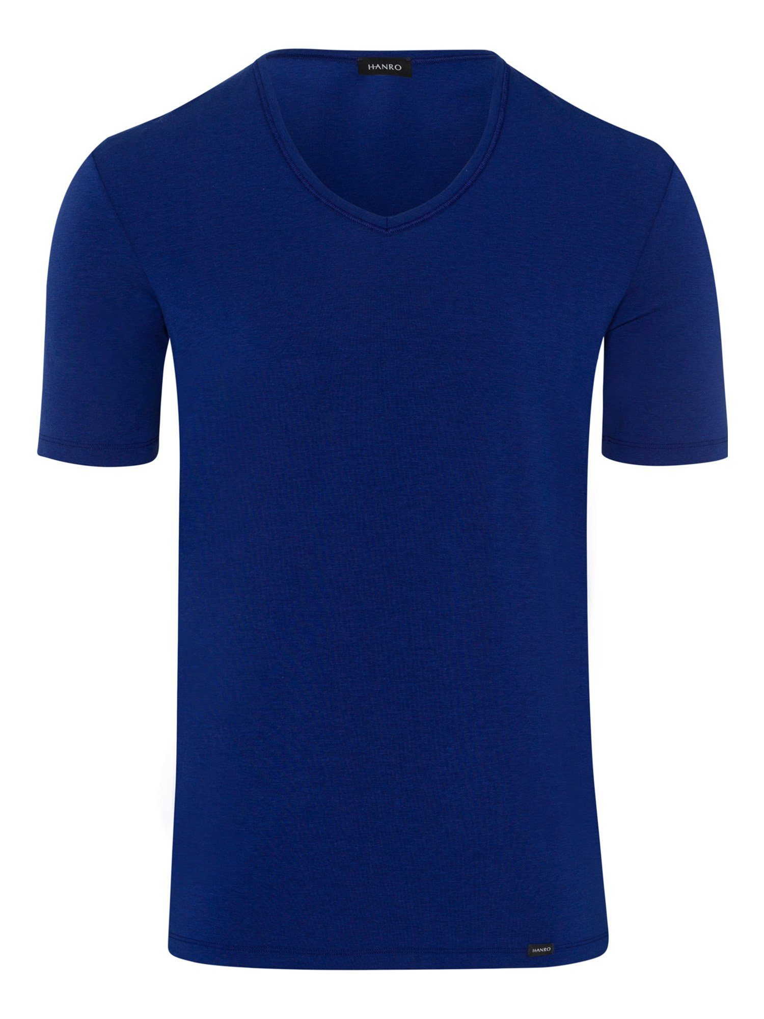 Hanro V-Shirt Natural Function space blue