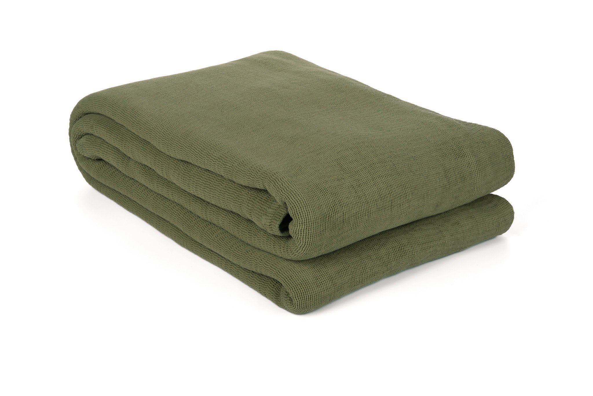 Wohndecke ICA Plaid 140X200 Army Green 140x200, Heckett and Lane, Tagesdecke Kuscheldecke Schmusedecke