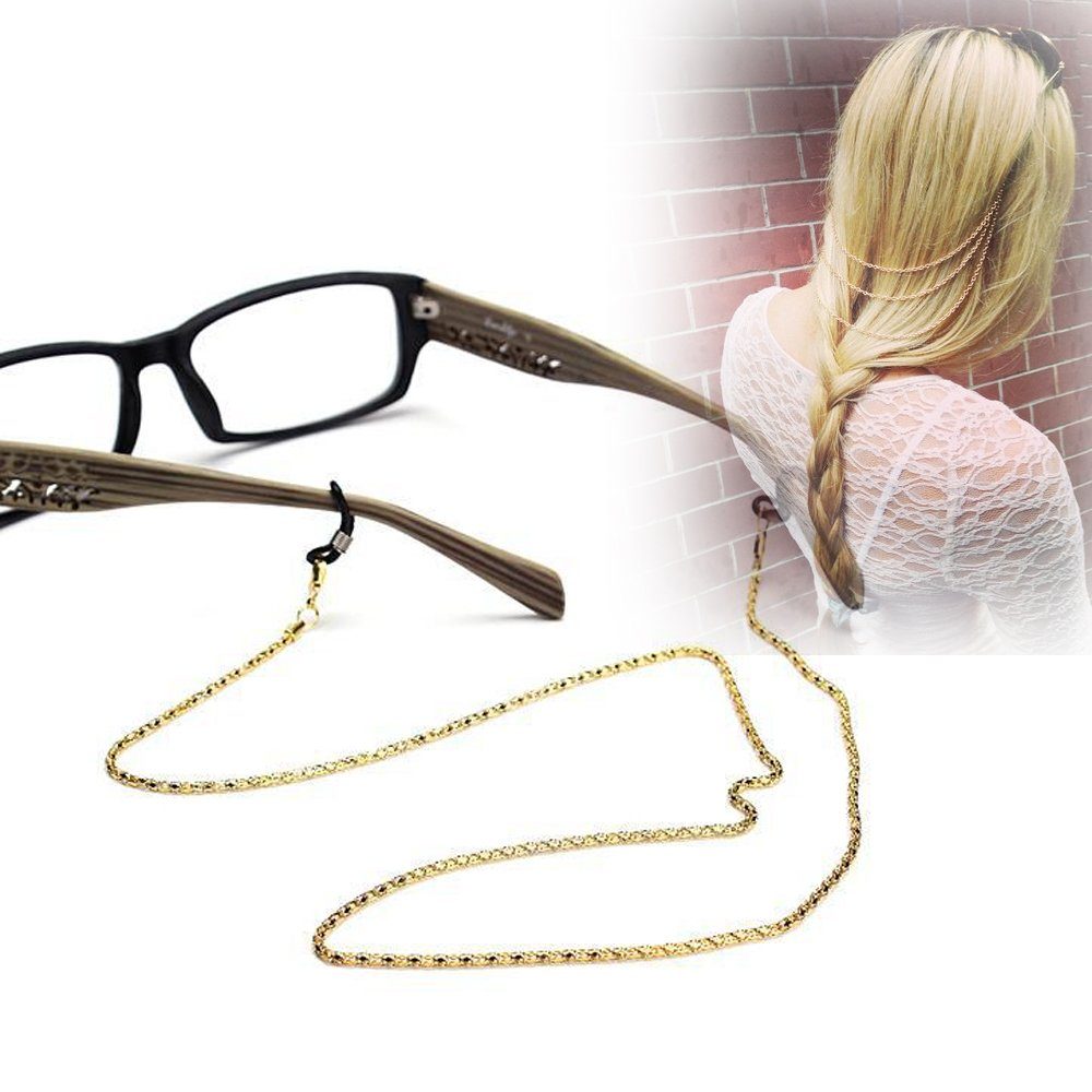 IVSO Brillenband »korrosionsbeständige Brillenkette & Maskenhalter«,  vergoldet oder versilbert – einzigartig hochwertige Brillenkette &  Brillenband für Sonnenbrillen & Lesebrillen online kaufen | OTTO
