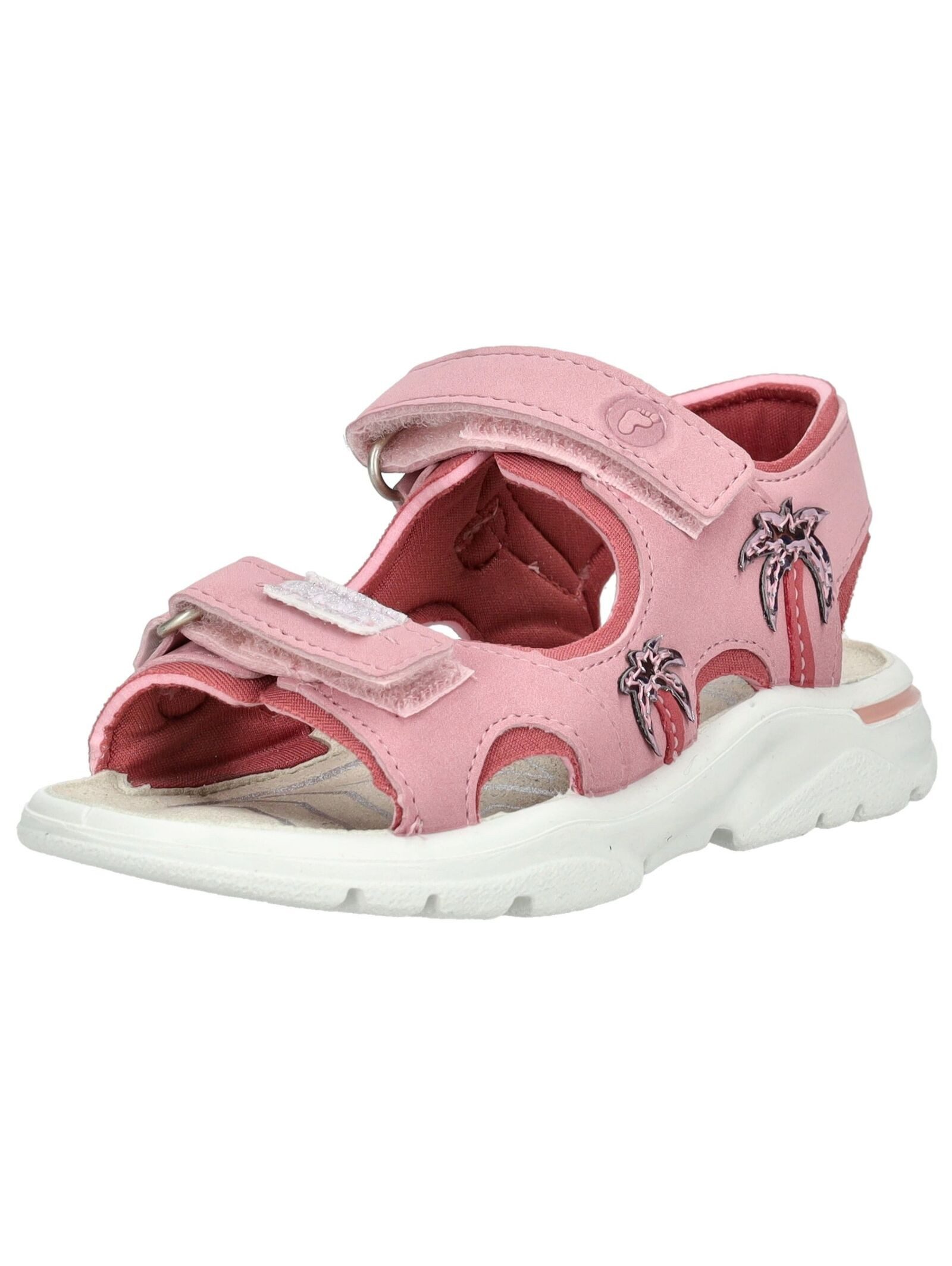 Sandalen Lederimitat/Textil . Riemchensandale