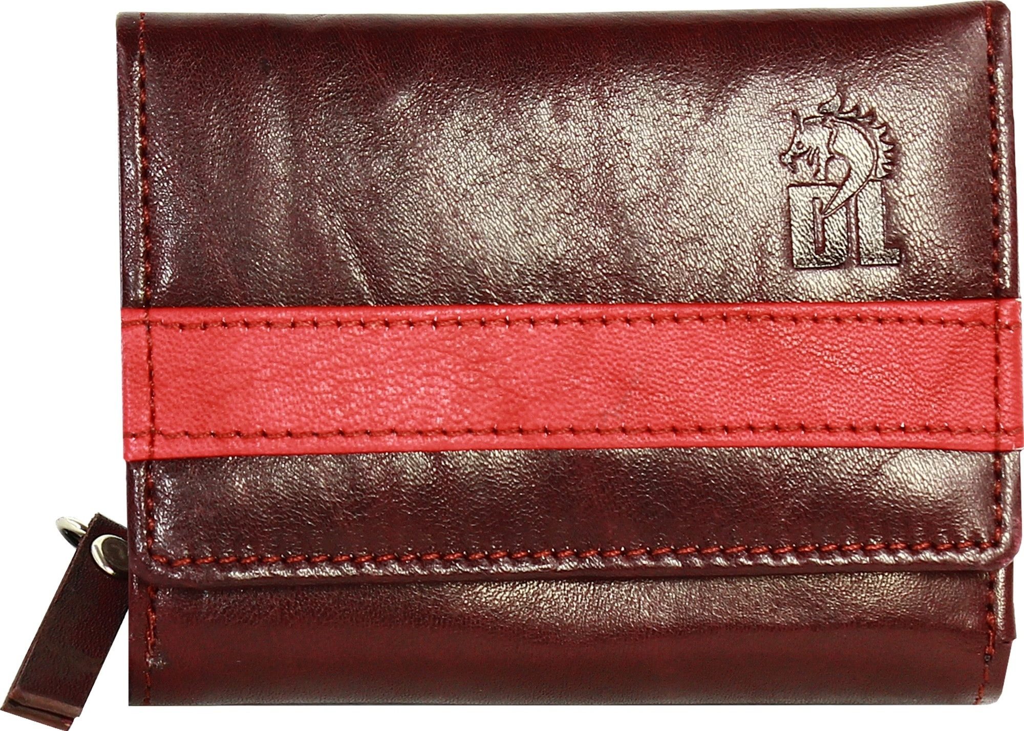 DrachenLeder Geldbörse OPZ100X DrachenLeder Damen Herren Portemonnaie (Portemonnaie, Portemonnaie), Damen, Herren Portemonnaie Echtleder Розмір ca. 10cm, schwarz, braun, S