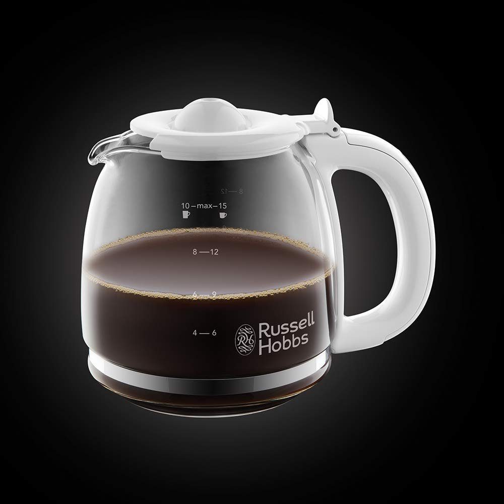 Glaskanne Inspire Ersatzglaskanne weiß 24390-56 700241 RUSSELL HOBBS für Filterkaffeemaschine