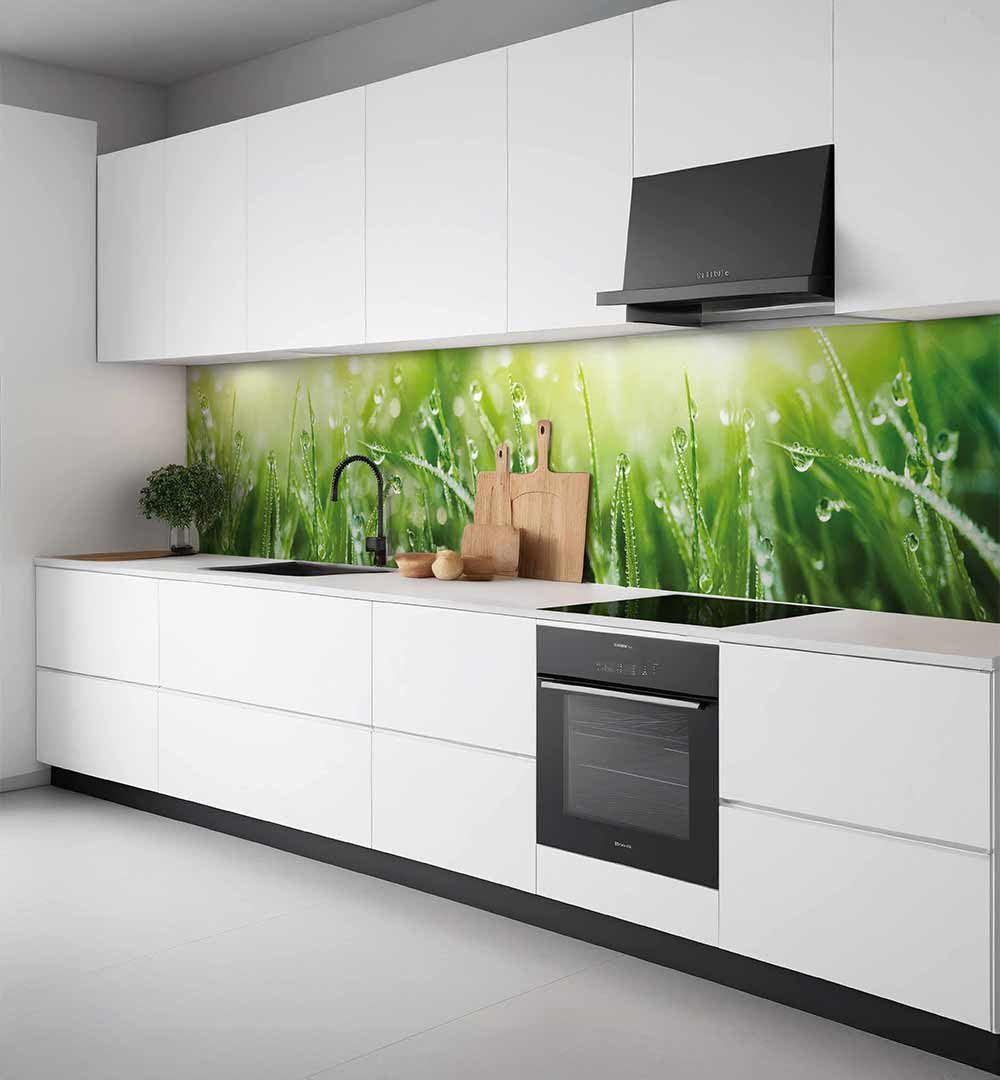 MyMaxxi Dekorationsfolie Küchenrückwand selbstklebend Wiese Spritzschutz günstig online kaufen
