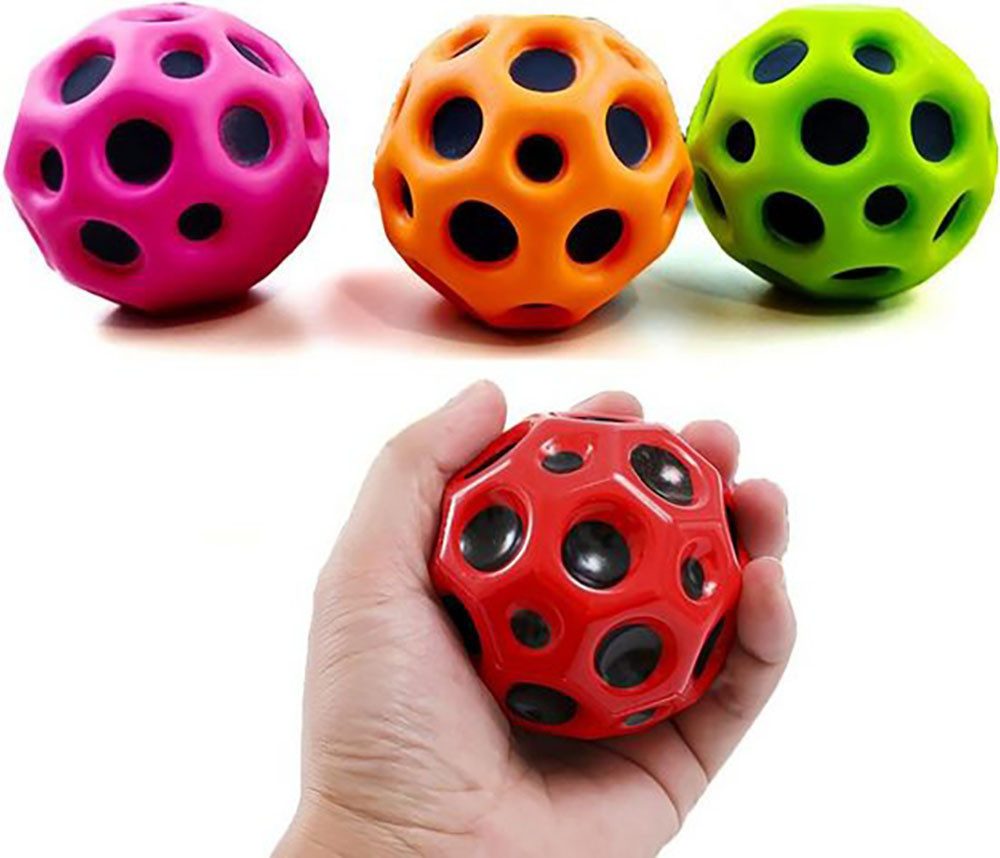 Fivejoy Lernspielzeug Space Ball,Springen Ball,Sportball,Hüpfbälle,Mini Bouncing Ball, Bouncy Balls,interaktives Spielzeug für Kinder zum Stressabbau