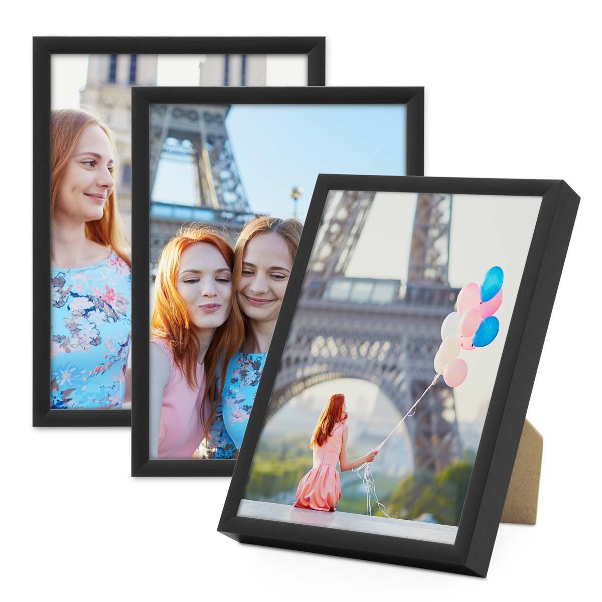 PHOTOLINI Bilderrahmen 3er Set Aluminium Modern günstig online kaufen