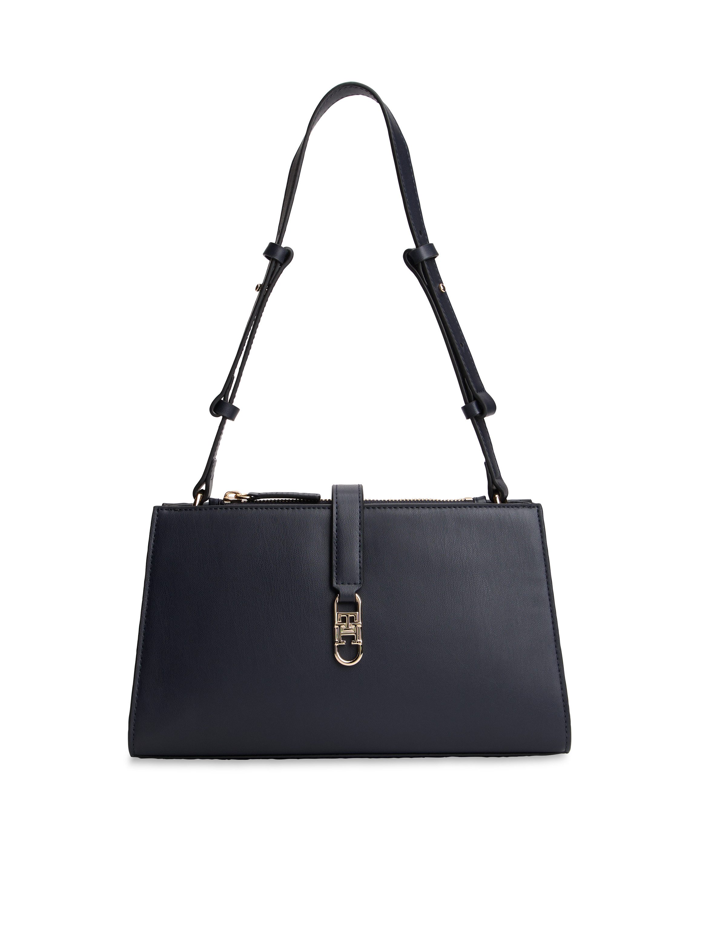 Tommy Hilfiger Schultertasche TH LIBRE SHOULDER BAG, Damen Handtasche, Tragetasche, Umhängetasche in elgantem Look