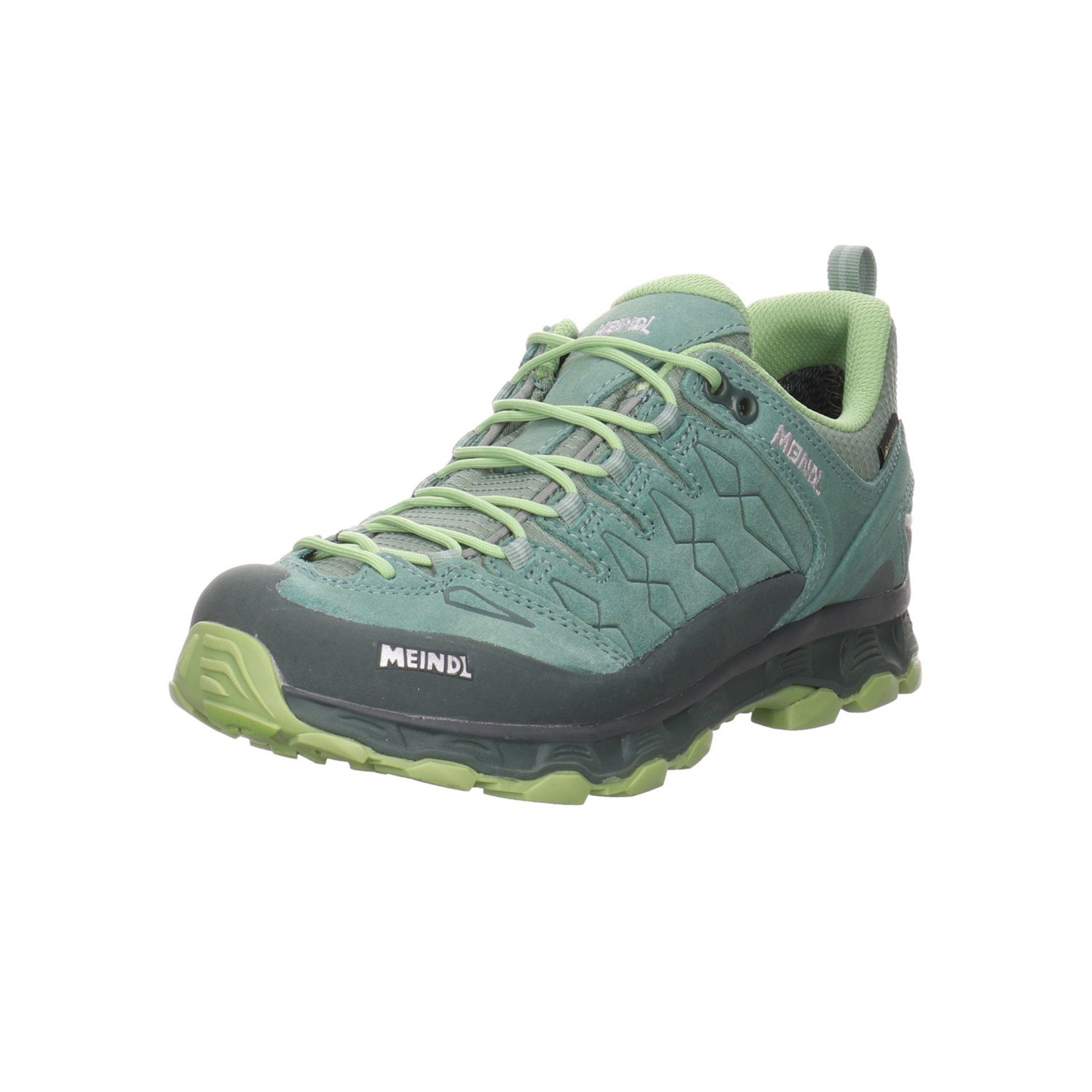 Meindl Damen Schuhe Outdoor Outdoorschuh Leder-/Textilkombination grün+petrol sonst Ko
