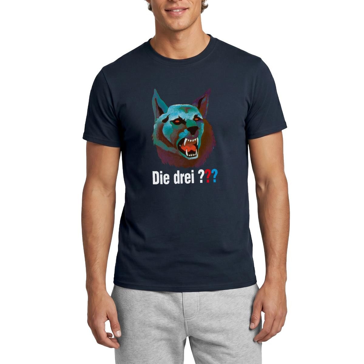 T-Shirt Die Drei Fragezeichen Der Karpatenhund Männer T-Shirt
