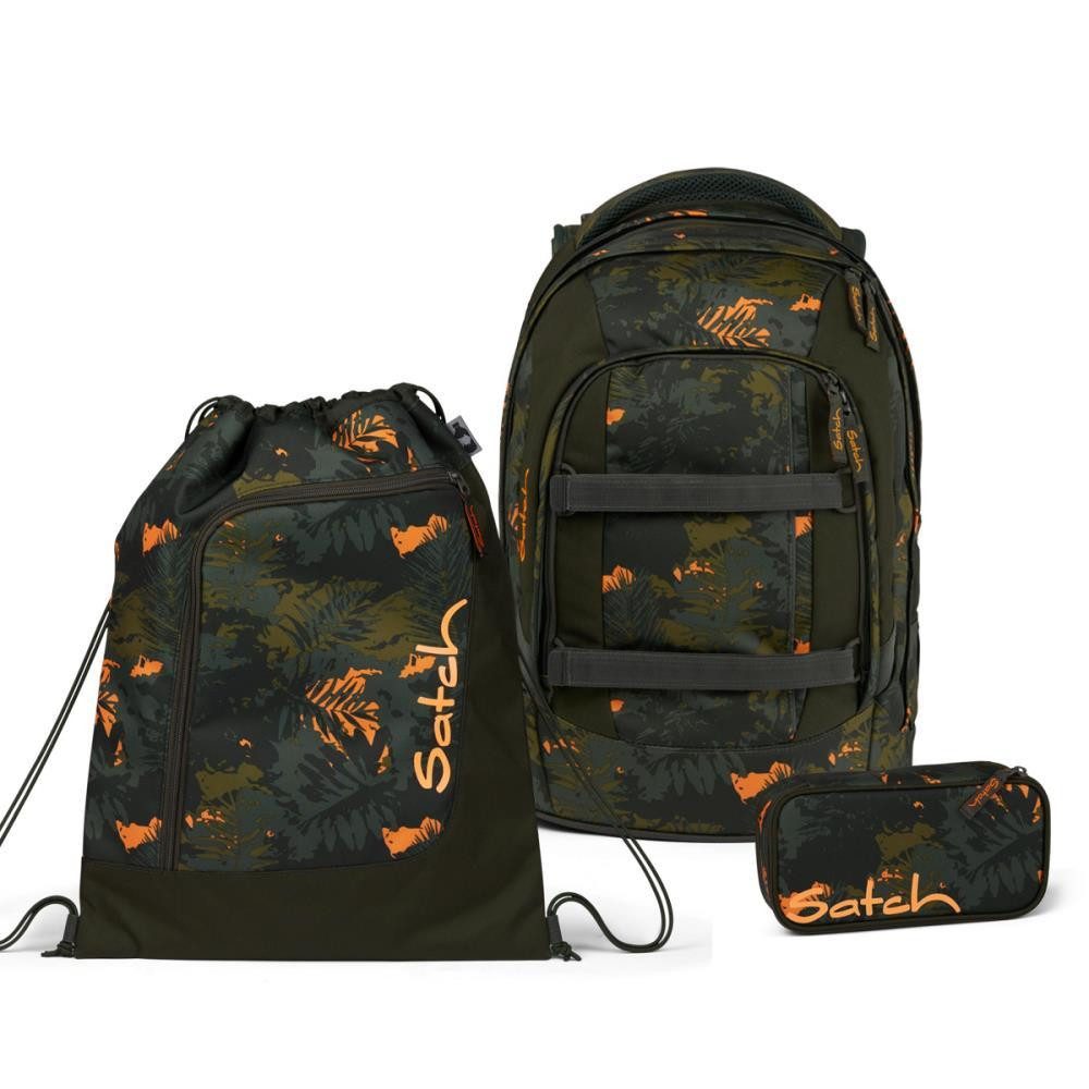 Satch Schulrucksack Pack (3tlg., inkl. Schlamperbox und Sportbeutel)