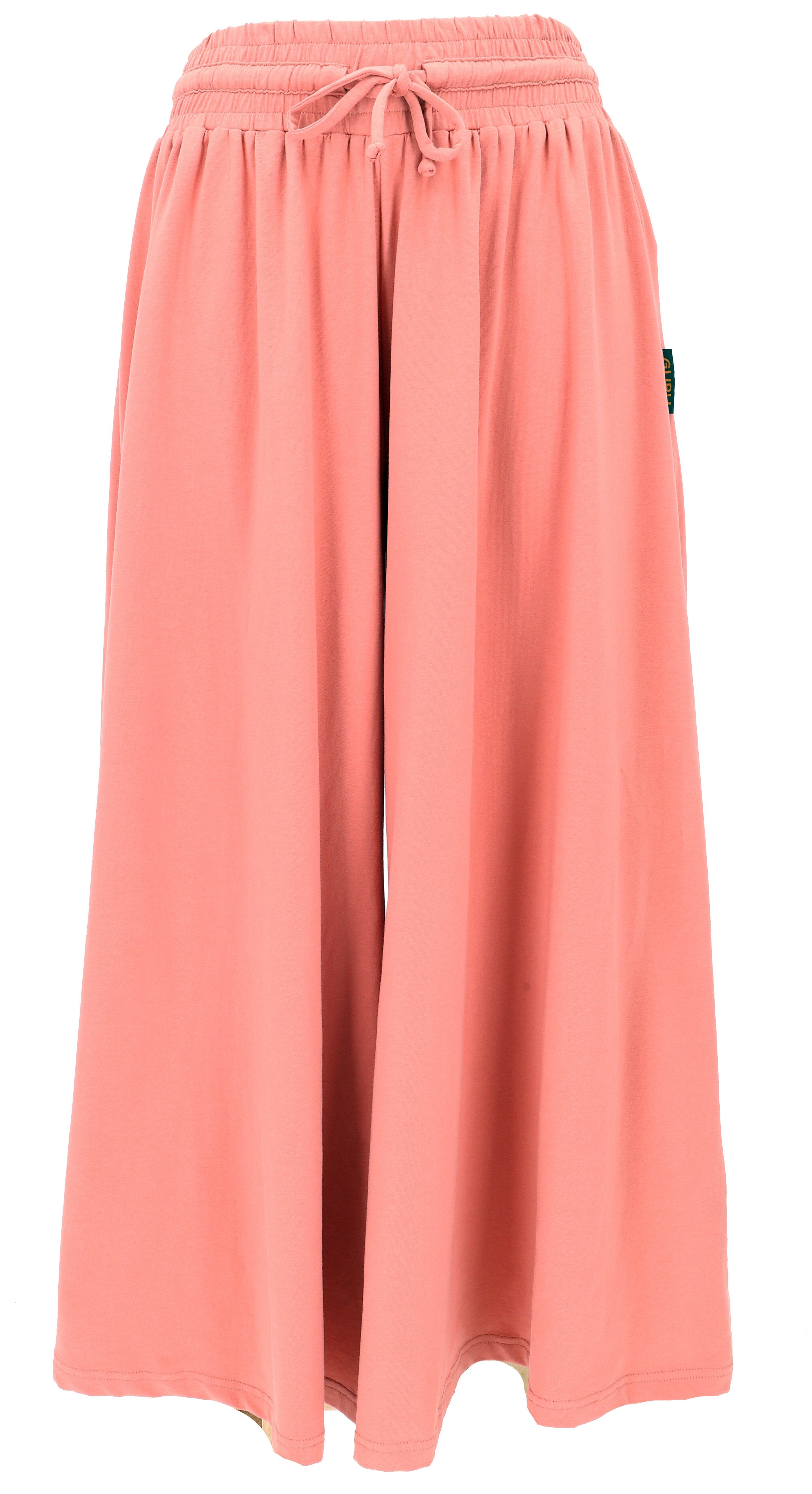 Guru-Shop Relaxhose Weite Palazzohose aus Bio-Baumwolle,.. alternative Bekleidung