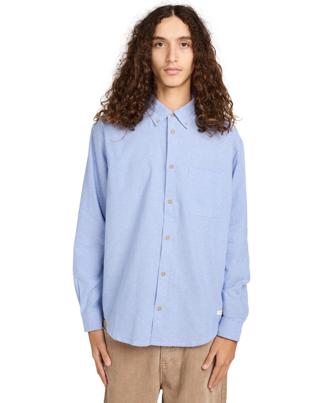 Element Langarmhemd Button Down Regular Oxford