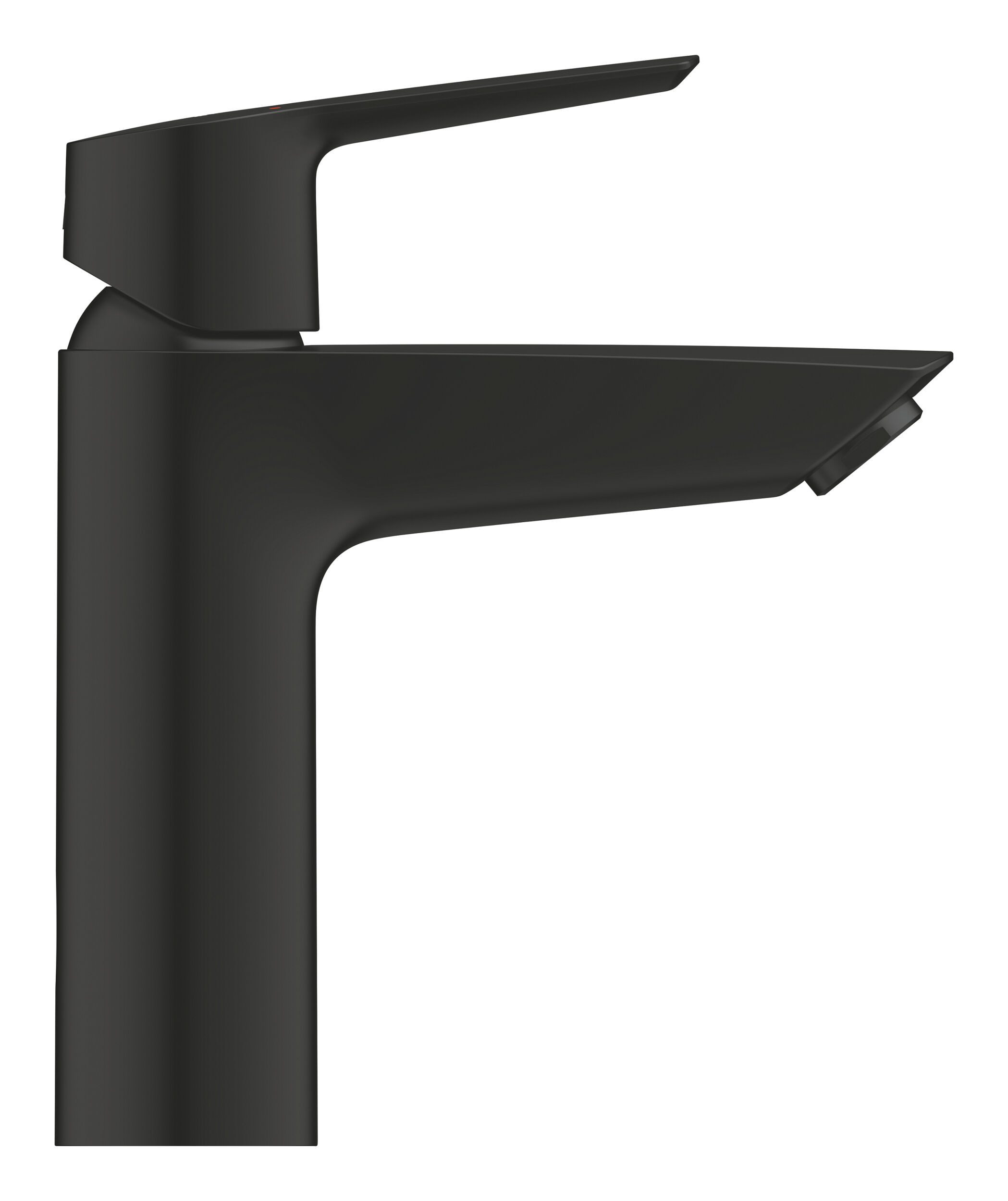 Grohe Waschtischarmatur Start Einhand mit Push-open Ablaufgarnitur M-Size - Mattschwarz