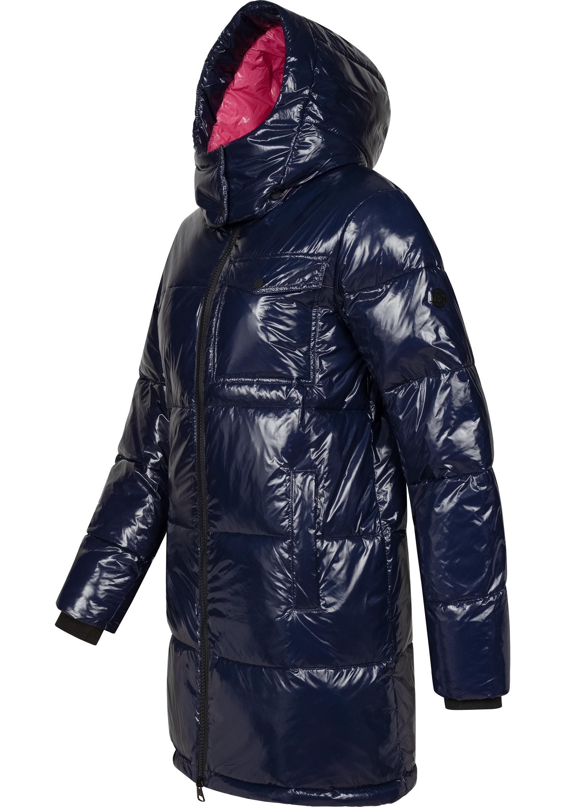 Ragwear Wintermantel Roobie Long super stylischer, gänzender Damen Steppman günstig online kaufen