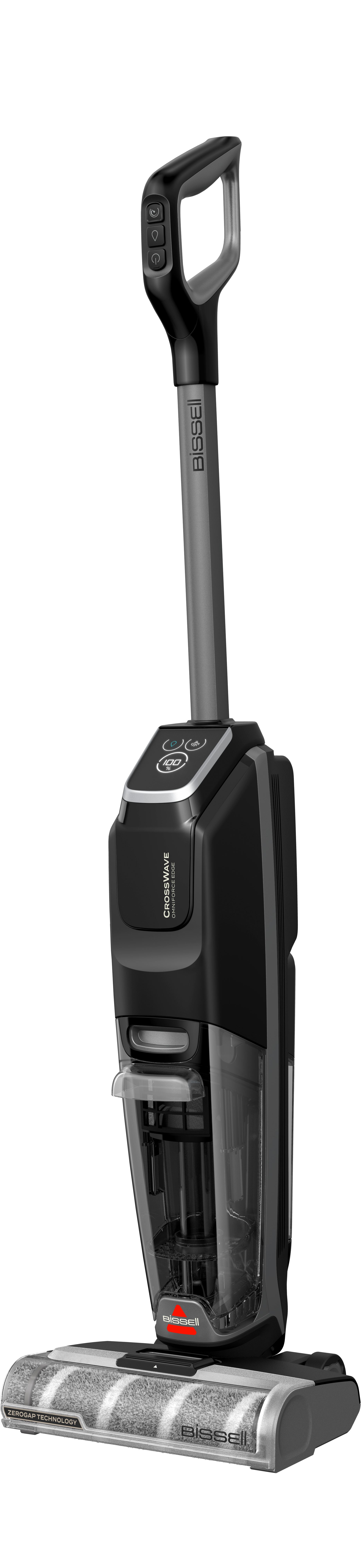 Bissell Nass-Trocken-Sauger CrossWave OmniForce Edge Select Power Mop Modus, Selbstreinigung, 64,75 W, beutellos, Kabellos, Zero-Gap Technologie, bis zu 240m2 harter und weicher Boden