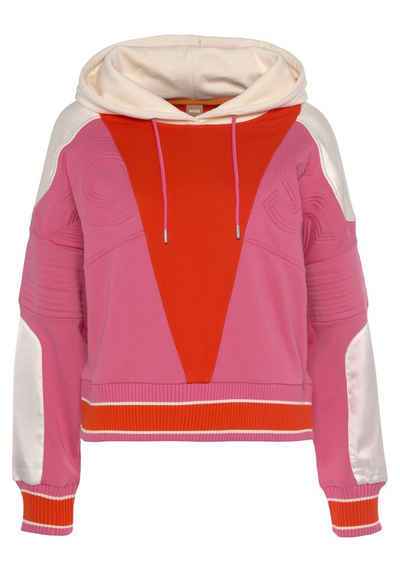 BOSS ORANGE Sweatshirt C_Eversi mit modischen Farbeinsätzen