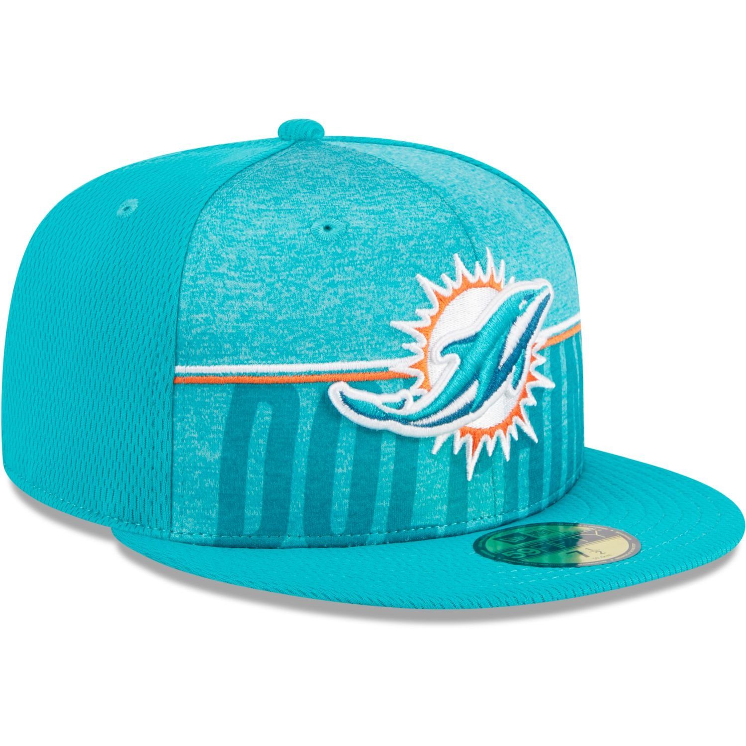 New Dolphins Miami Era Fitted Cap NFL TRAINING 59Fifty