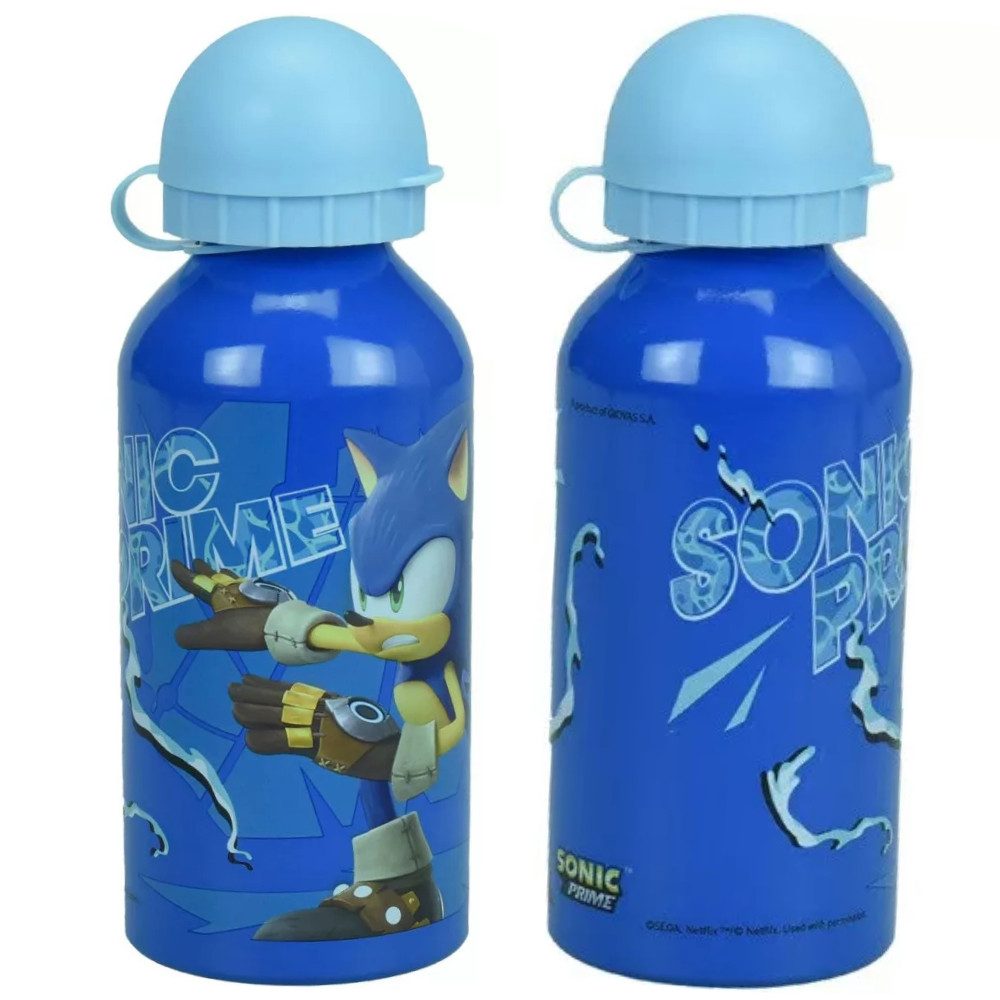 Trinkflasche Sonic The Hedgedog ALU Sportflasche Wasserflasche Flasche 400 ml