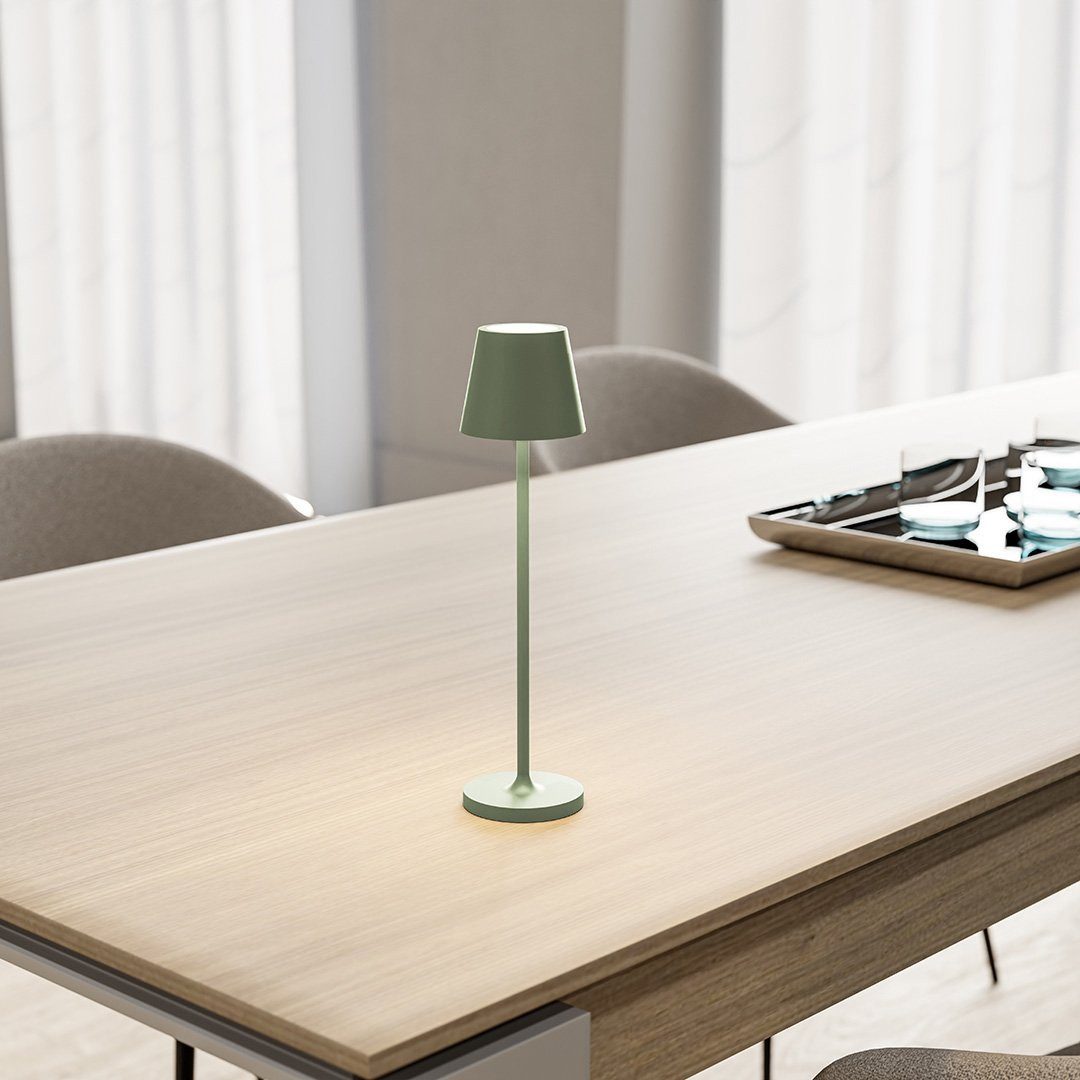 Neona LED Tischleuchte NOVA Grün, LED fest integriert, Warmweiß