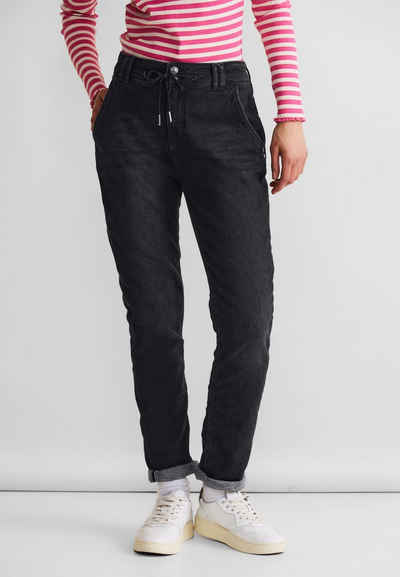 STREET ONE Loose-fit-Jeans Bonny mit Kordel