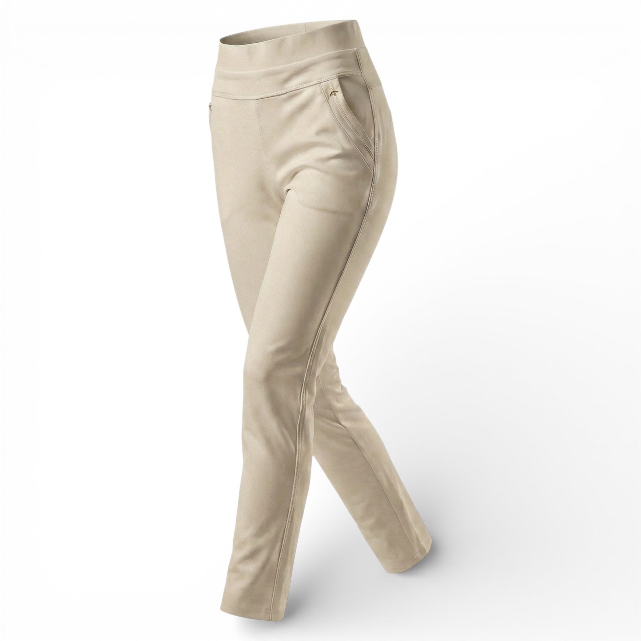 Stretch-Hose Damen Leggings Schlupfhose mit Komfort Bund