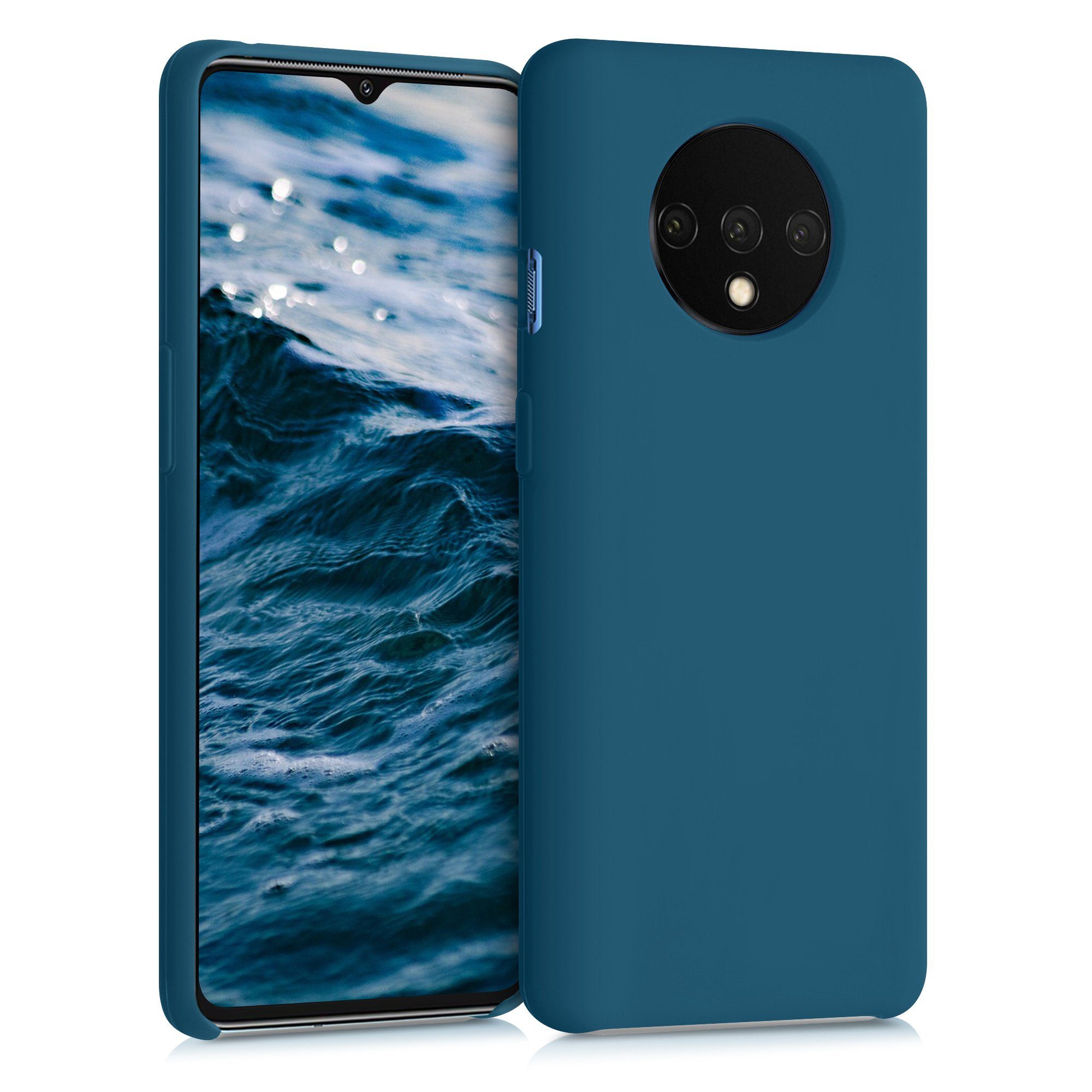 kwmobile Handyhülle Handyhülle für OnePlus 7T Hülle, Weiches Handy Silikon Case - Schutzhülle Cover