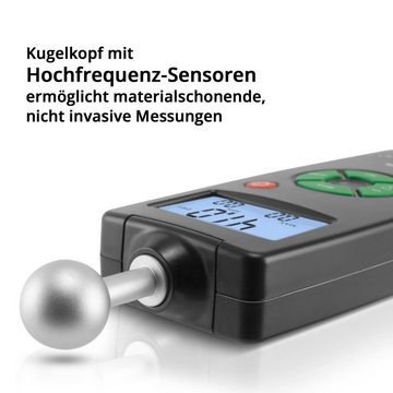 STAHLWERK Feuchtigkeitsmesser Profi Feuchtigkeitsmessgerät FM-100 ST mit 40 mm Messtiefe, (Packung, 1-St), mit 40 mm Messtiefe und Kugelkopf, präziser Feuchtigkeitsmesser