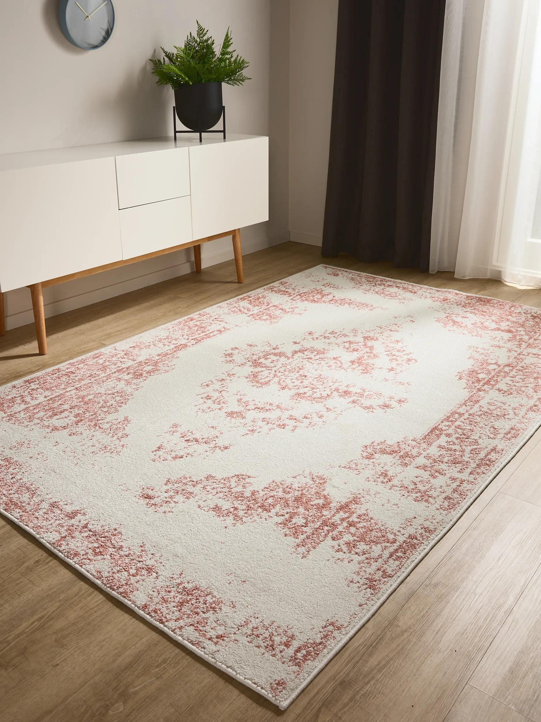 benuta Teppich Sia, rechteckig, Höhe: 6 mm, Vintage-Look, Kurzflor, Retro Teppich Wohnzimmer, Schlafzimmer