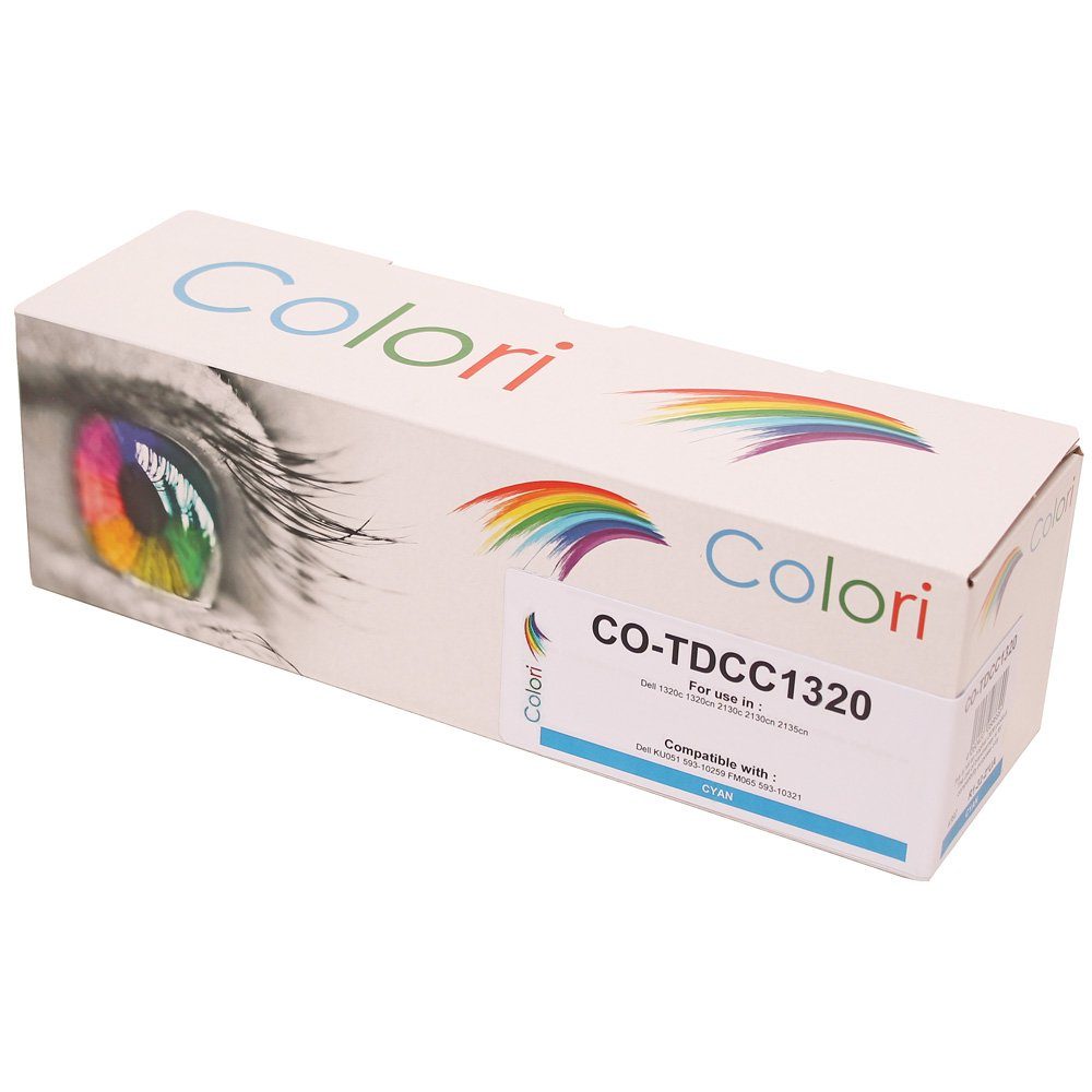 Dell Toner Tonerkartusche, Kompatibler für Colori Cyan 1320cn 1320c für Colori von Dell 1320