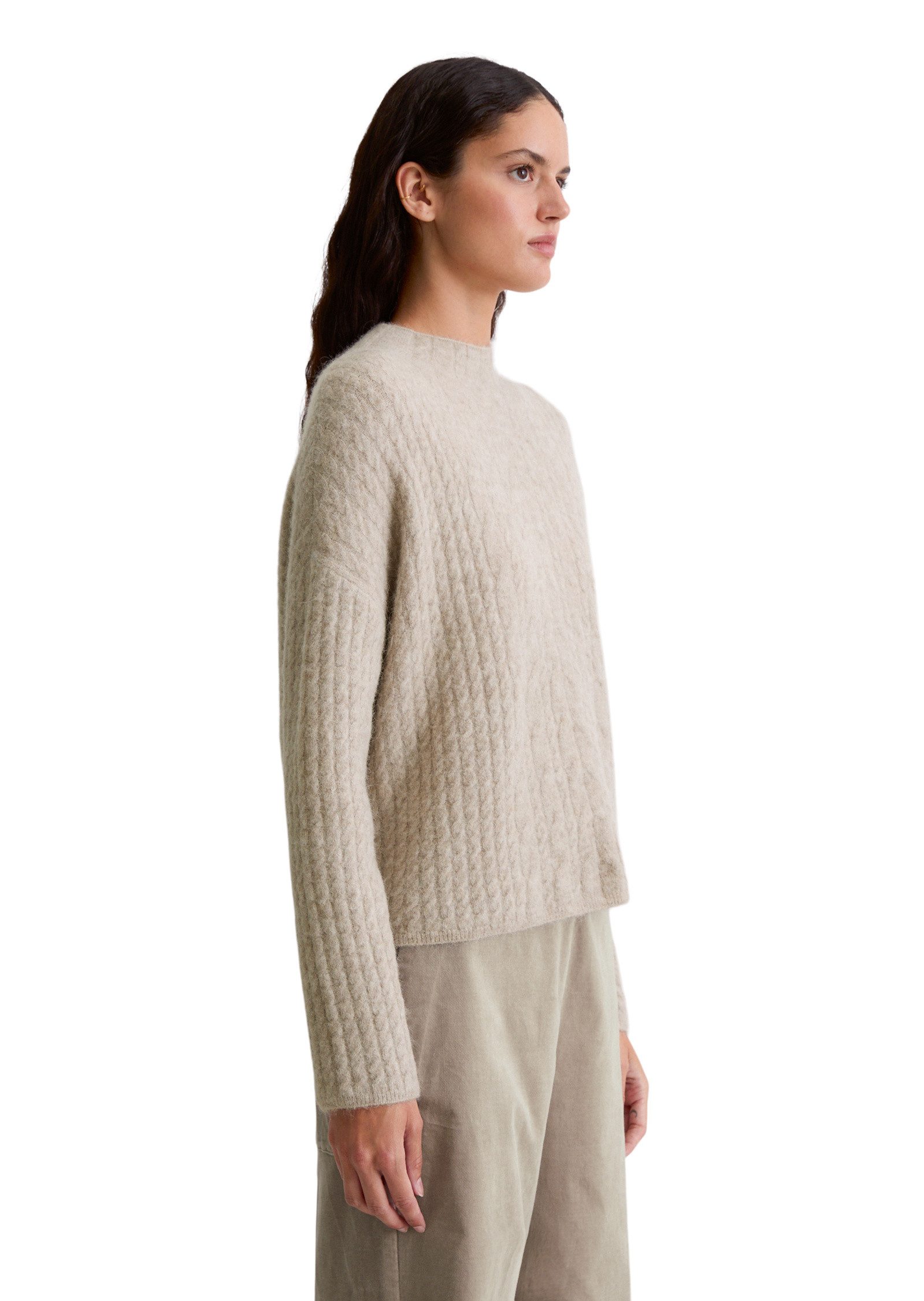 Marc O'Polo Strickpullover aus softem Wolle-Alpakawolle-Mix günstig online kaufen