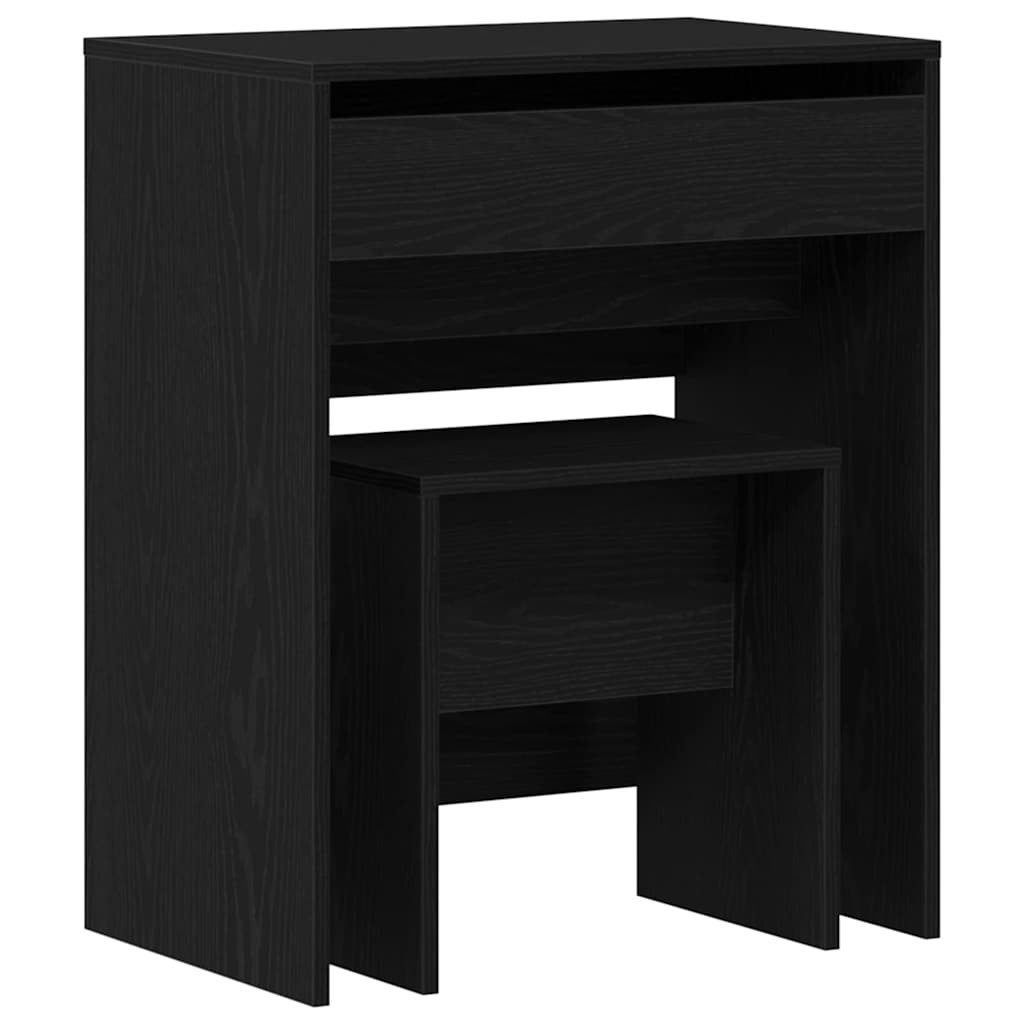vidaXL Schminktisch Schminktisch Schwarze Eiche 60 günstig online kaufen