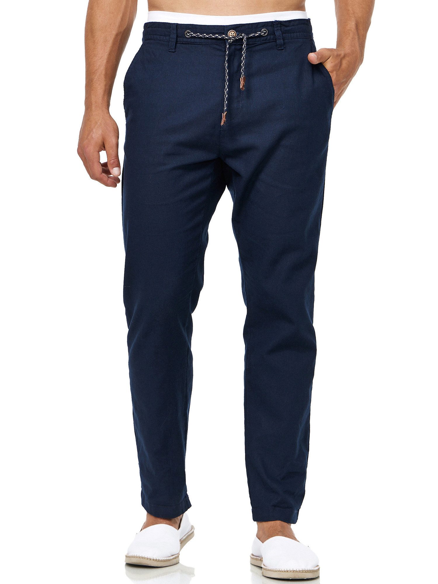 Indicode Leinenhose Veneto leichte Sommerhose mit günstig online kaufen