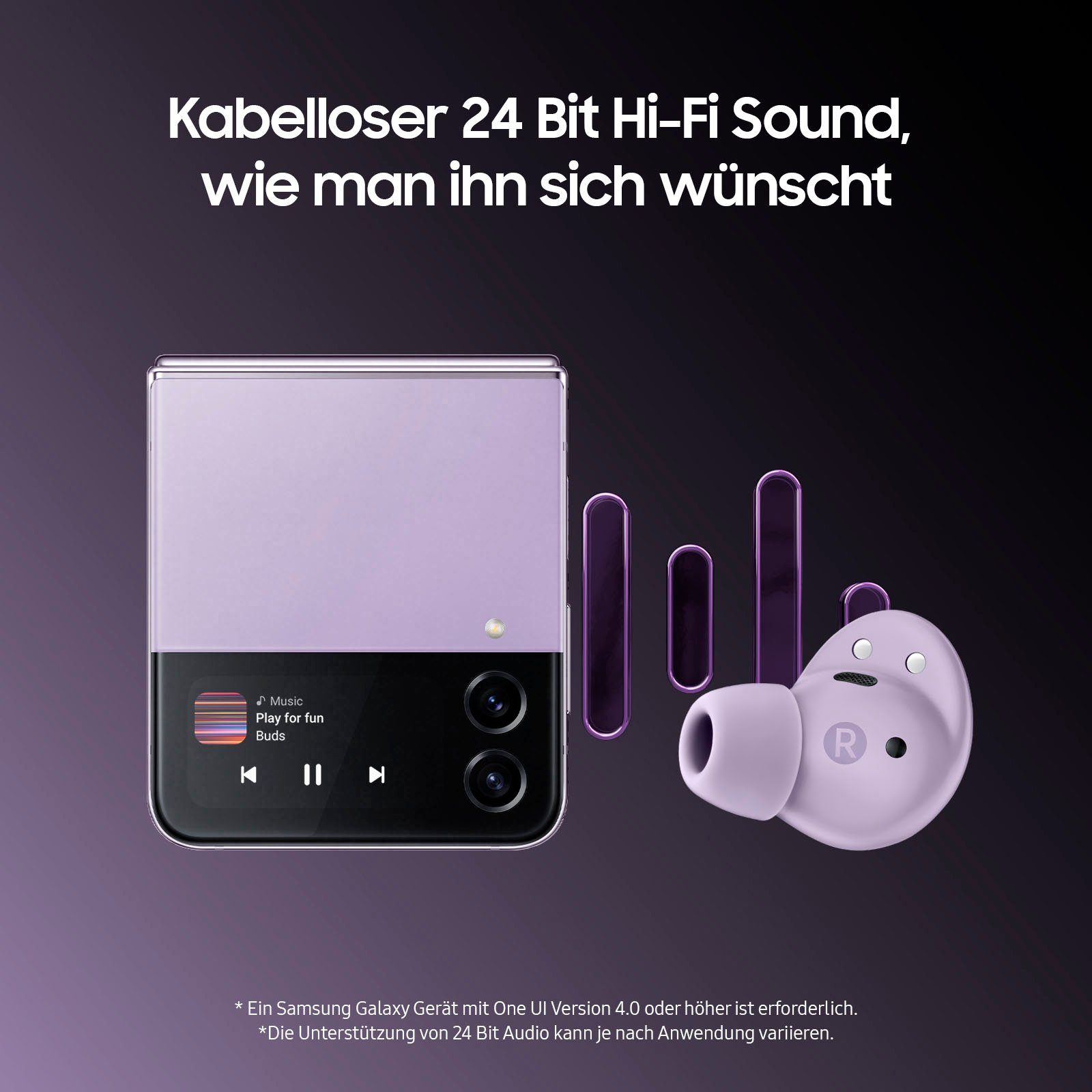 Galaxy Bluetooth, weiß Sprachsteuerung, Buds2 Bixby, Freisprechfunktion, Bluetooth, wireless In-Ear-Kopfhörer HFP) AVRCP Noise (Active Cancelling A2DP (ANC), Samsung Pro