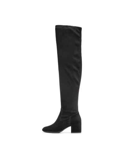 Geox Overknees D Eleana I D26TWI 0JZ21 C9999 Black Overkneestiefel