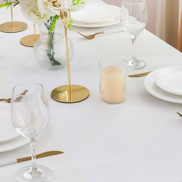 Simurq Tischläufer Vlies Tischband Rolle 30 cm x 25 m (Modern Tisch Deko für Geburtstag & Hochzeitsdeko, Table Runner Einweg)