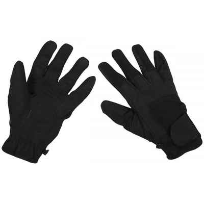 MFHHighDefence Multisporthandschuhe Fingerhandschuhe, Worker light, schwarz - L
